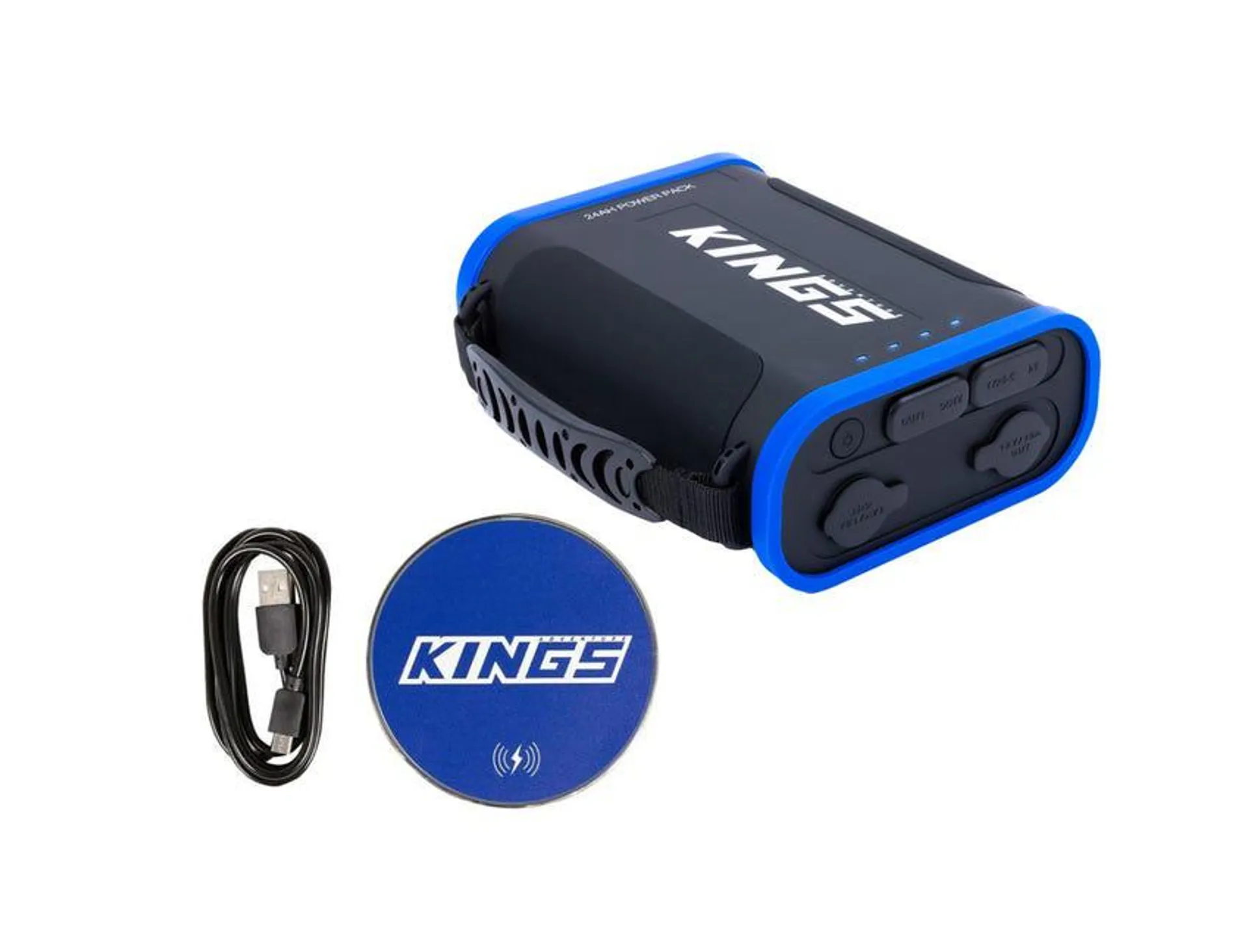 Kings 24AH Lithium Portable Power Pack + 15W Wireless Phone Charger