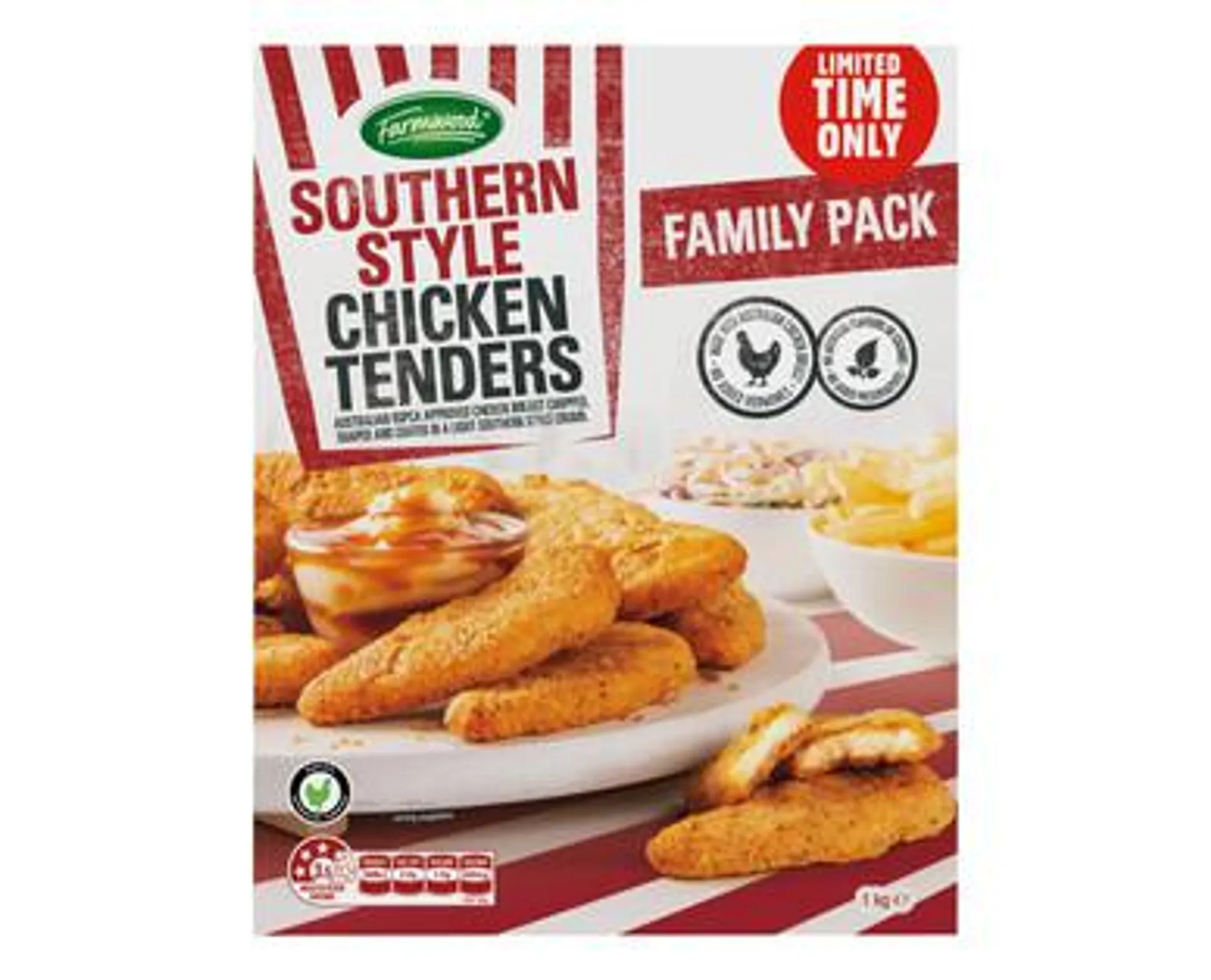Farmwood Southern Style Chicken Tenders 1kg