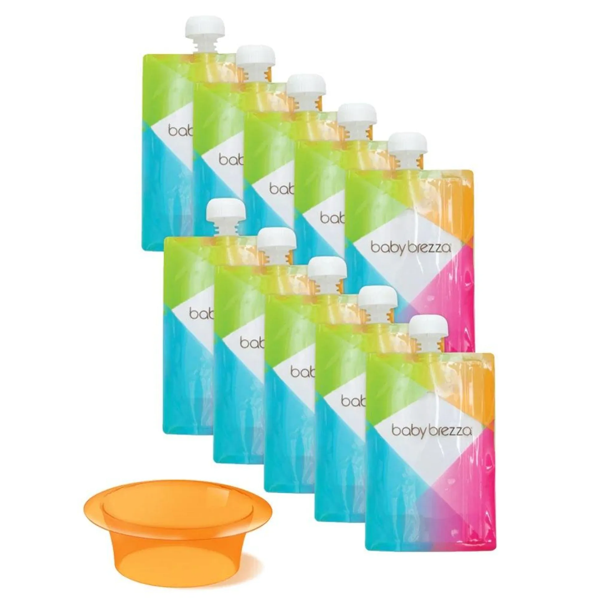 Baby Brezza Reusable Baby Food Pouches 10Pk