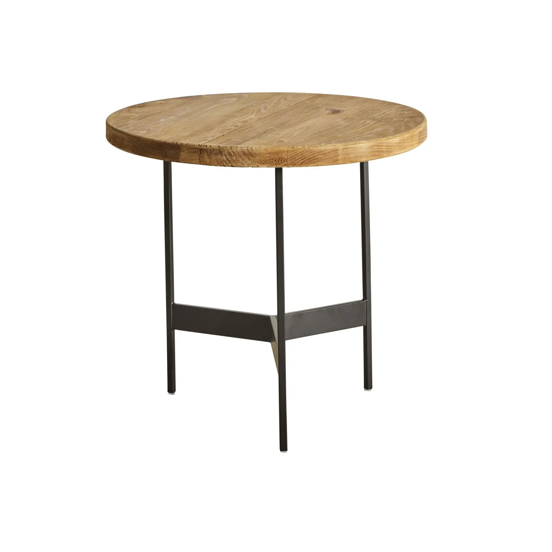 Kalise Round Side Table Metal Base