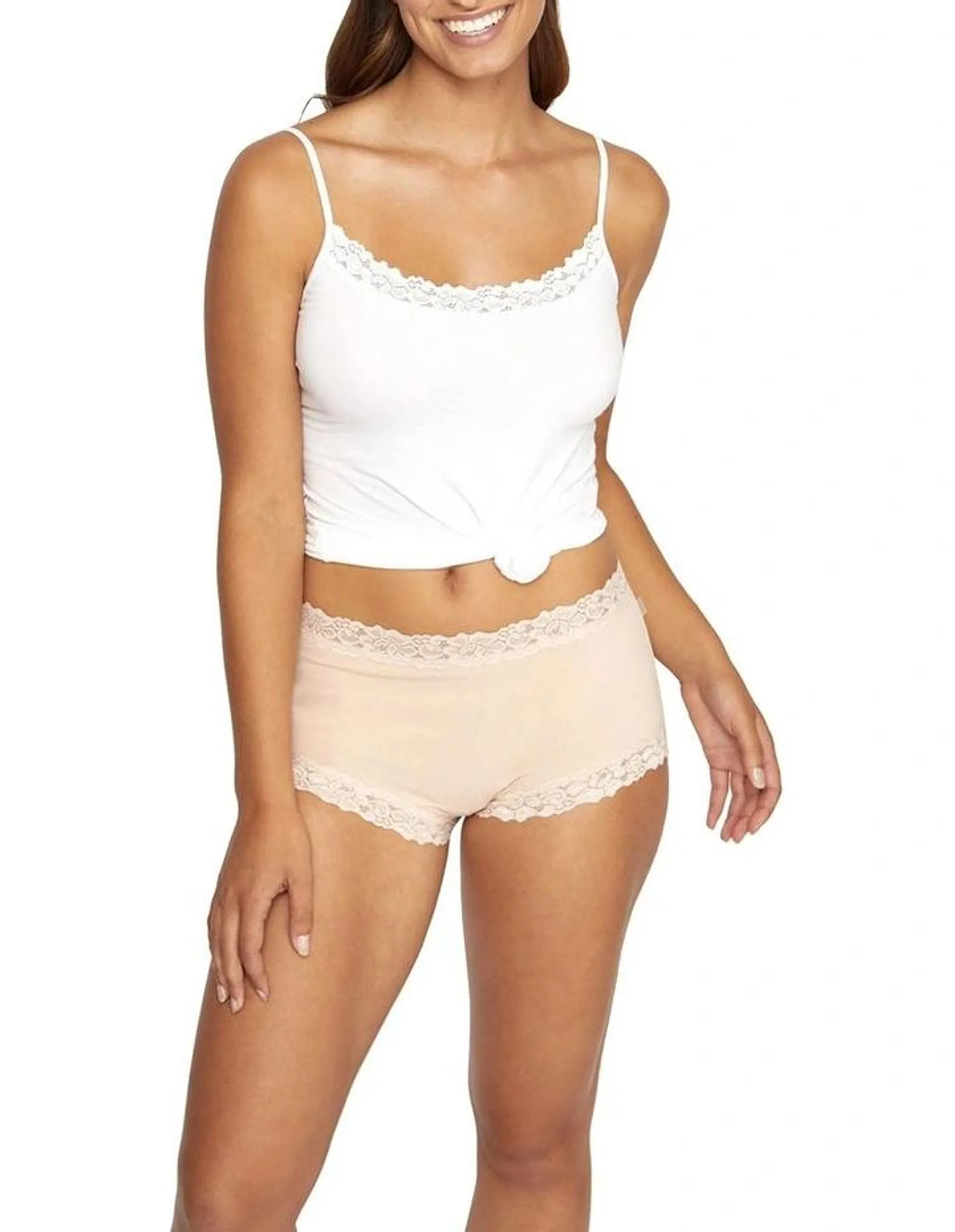 Parisienne Cotton Full Brief Beige