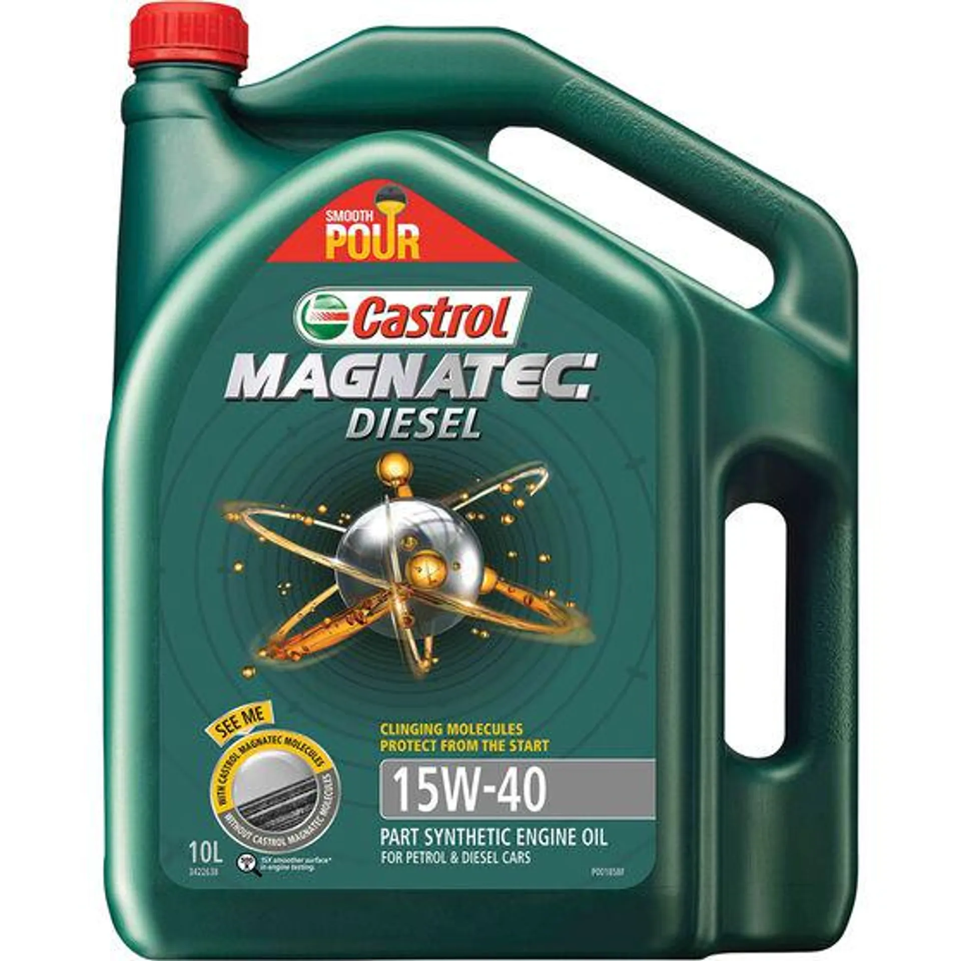 Castrol MAGNATEC Diesel Engine Oil - 15W-40, 10 Litre