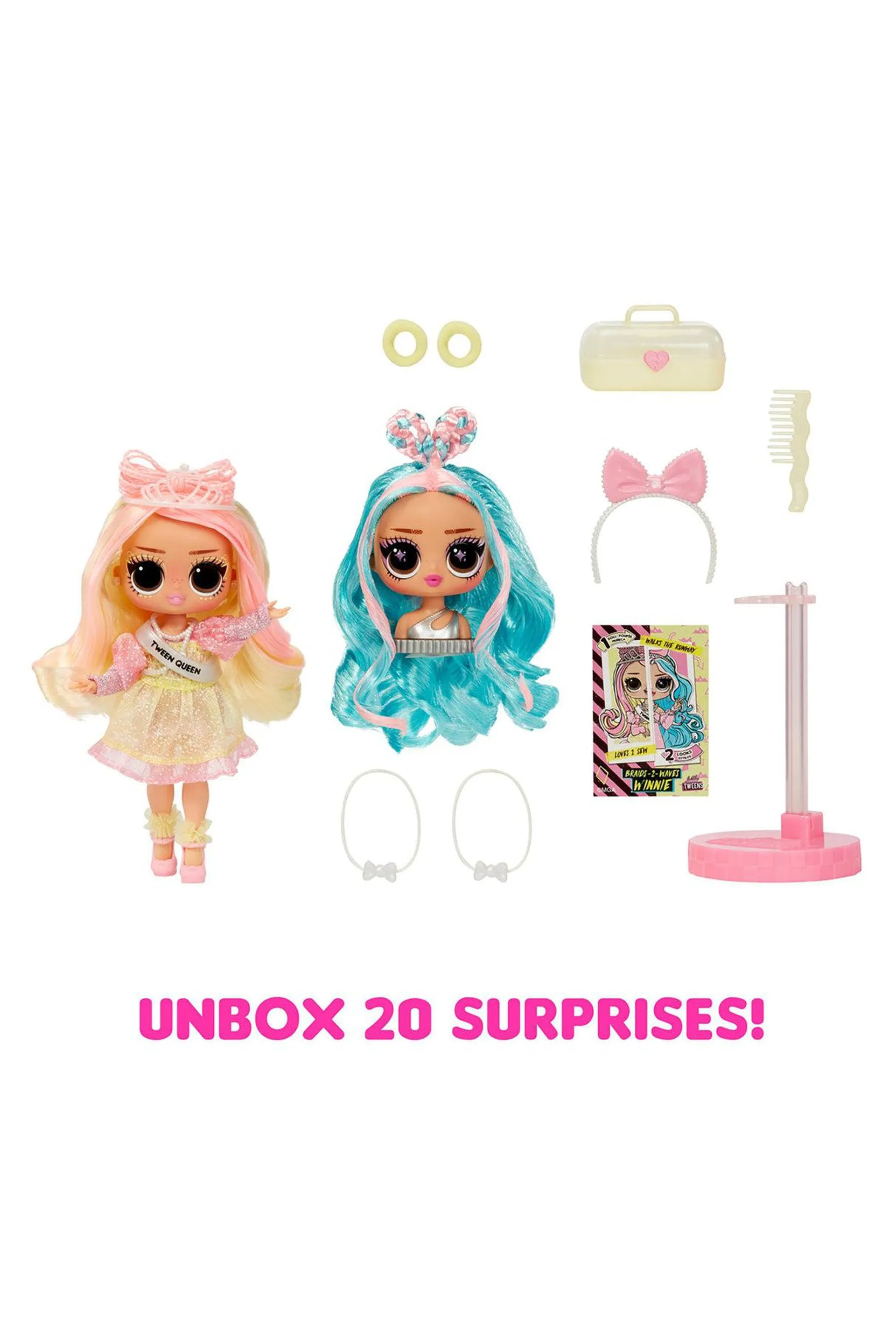 L.O.L. Surprise! Tweens Surprise Swap Fashion Doll Braids 2 Waves Winnie