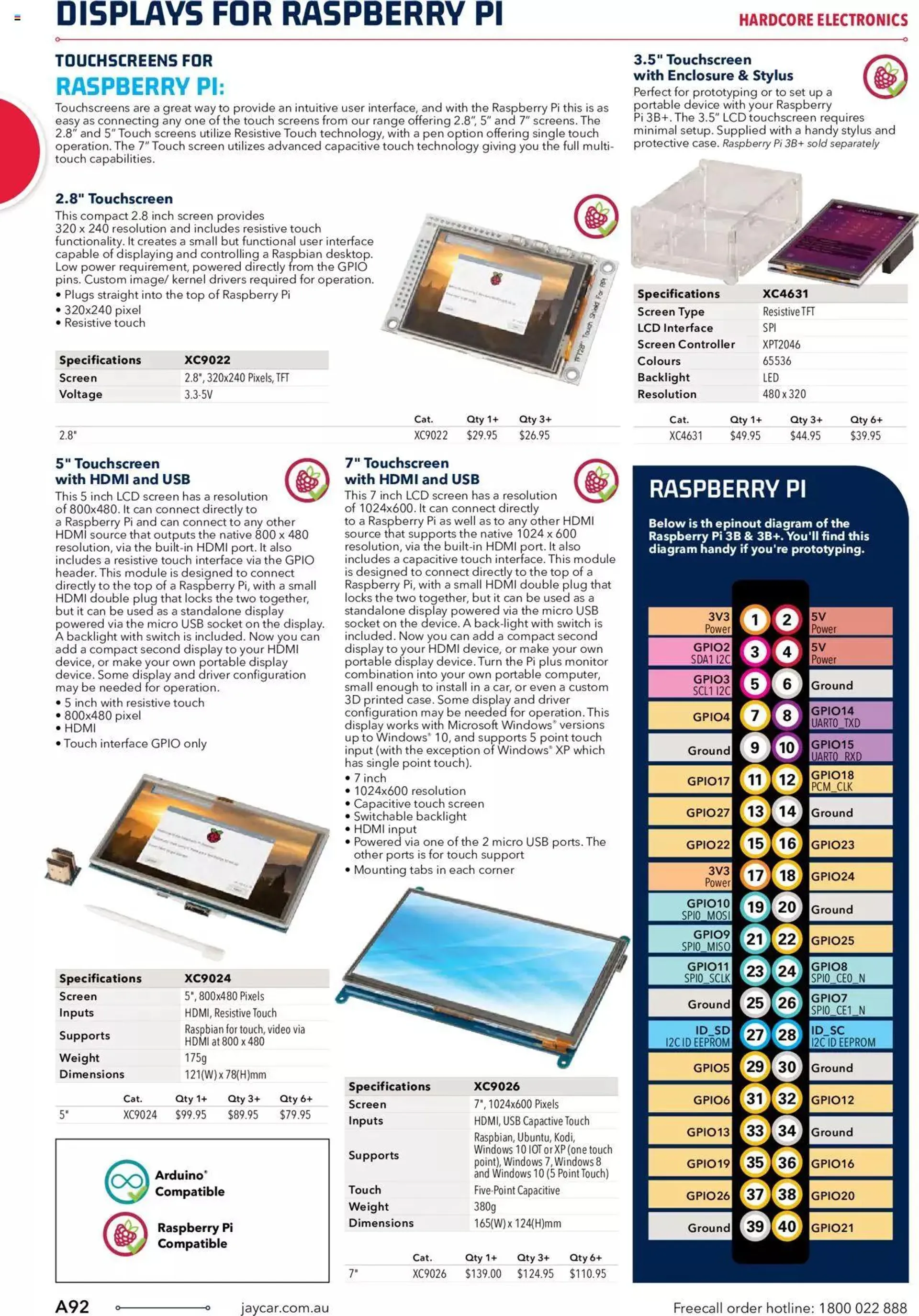 Jaycar Engineering And Scientific Catalogue Back - Catalogue valid from 27 October to 31 January 2024 - page 92