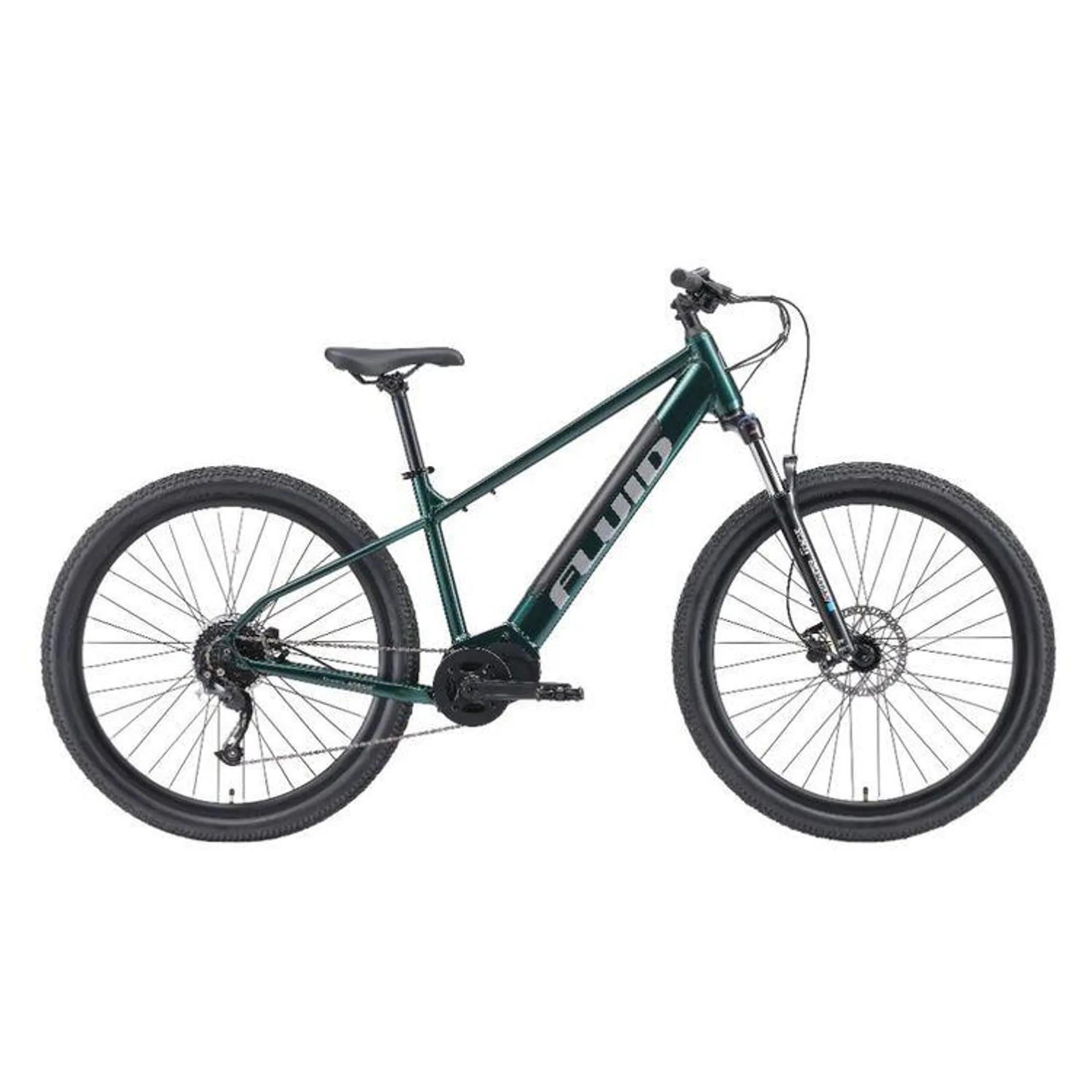 Fluid Dakar Electric Mountain Bike Green