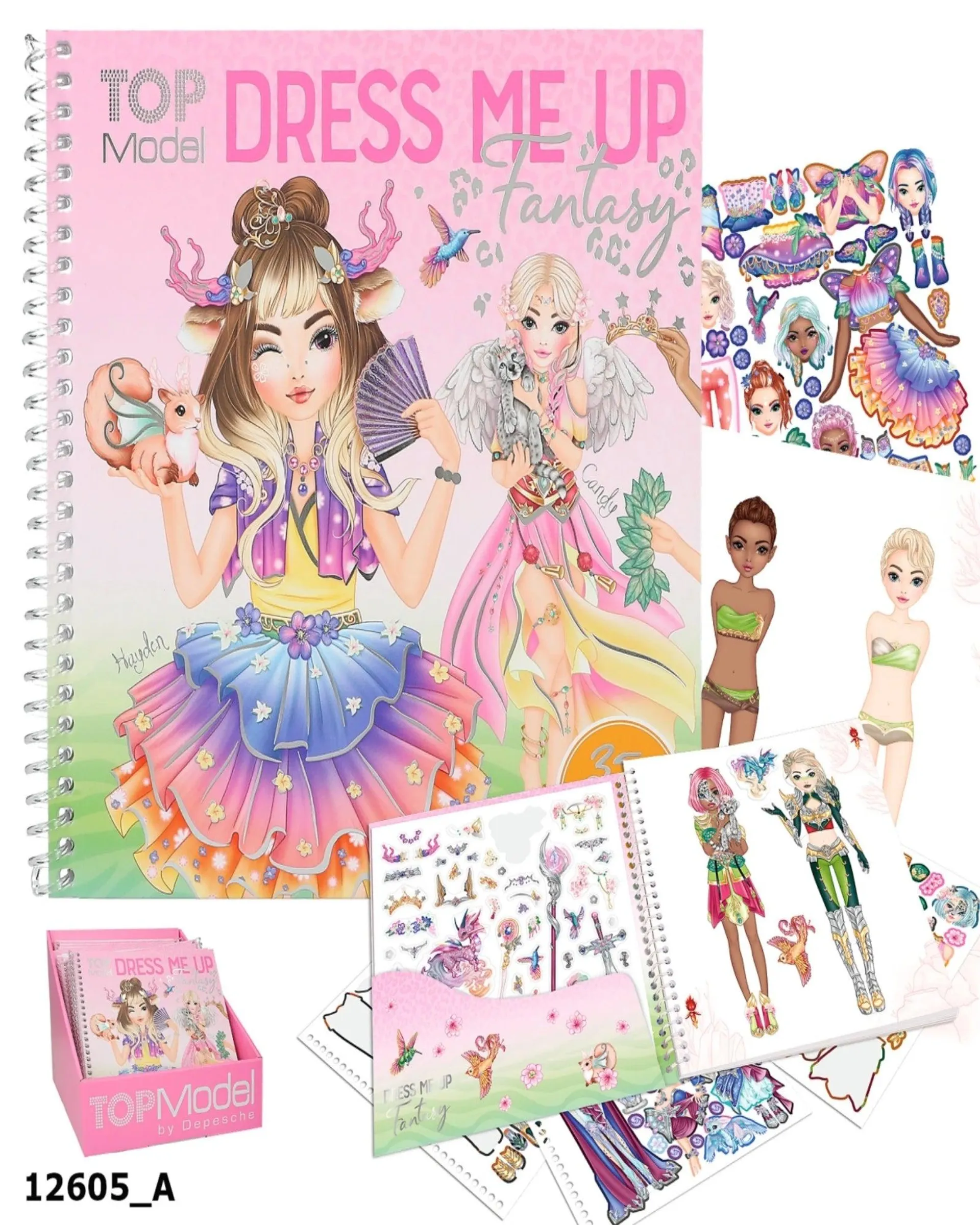 Topmodel Sticker Book Dress Me Up Fantasy