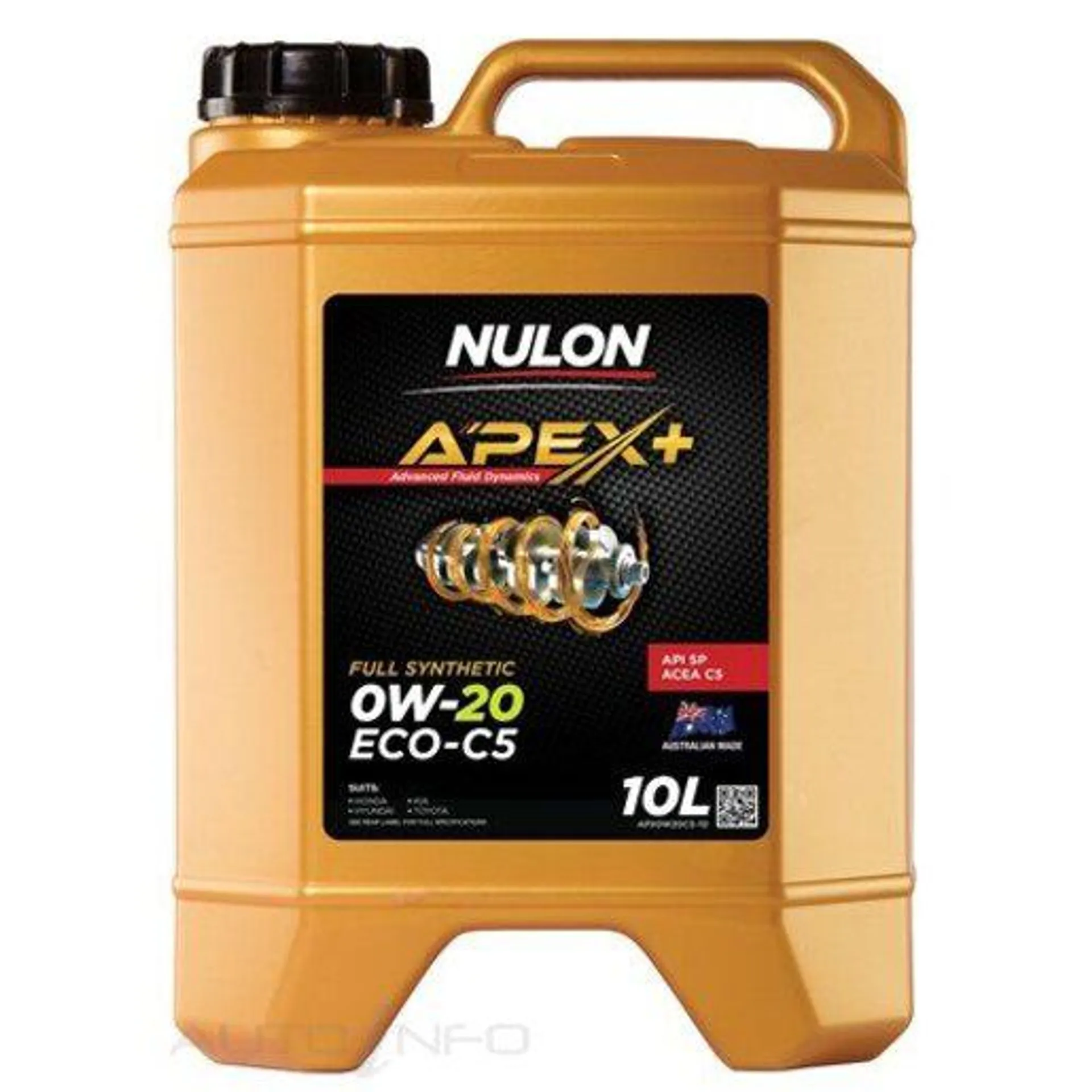 Nulon Nulon Apex+ 0W20 Eco-C5 10 Litre - APX0W20C5-10