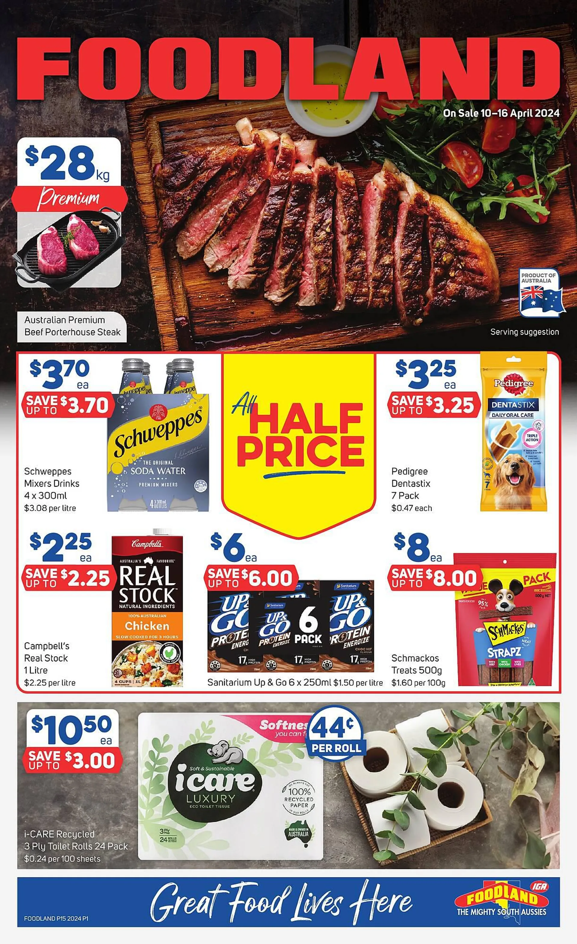 Foodland catalogue - Catalogue valid from 10 April to 16 April 2024 - page 1