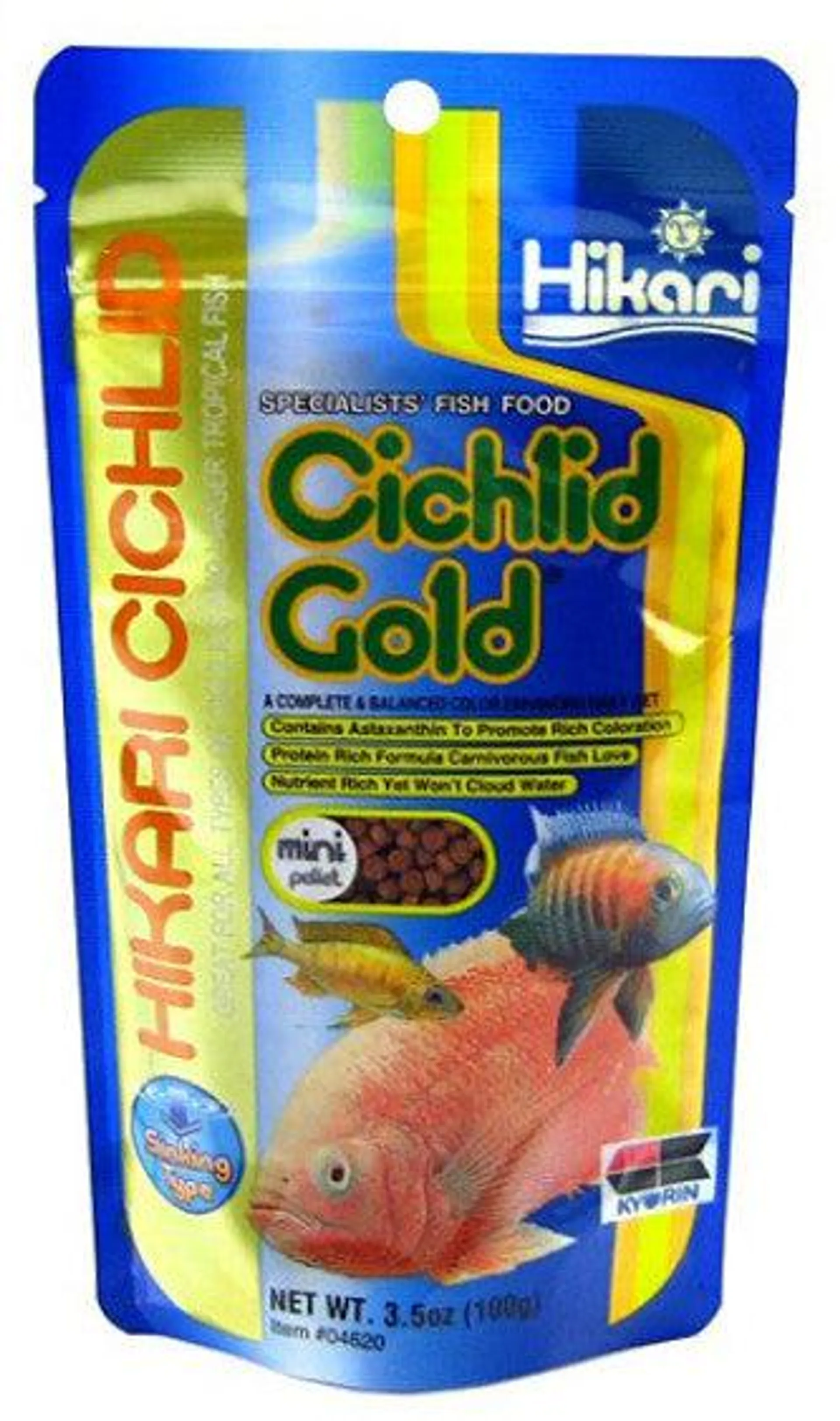 Hikari - Sinking Cichlid Gold - Medium Pellets (100g)