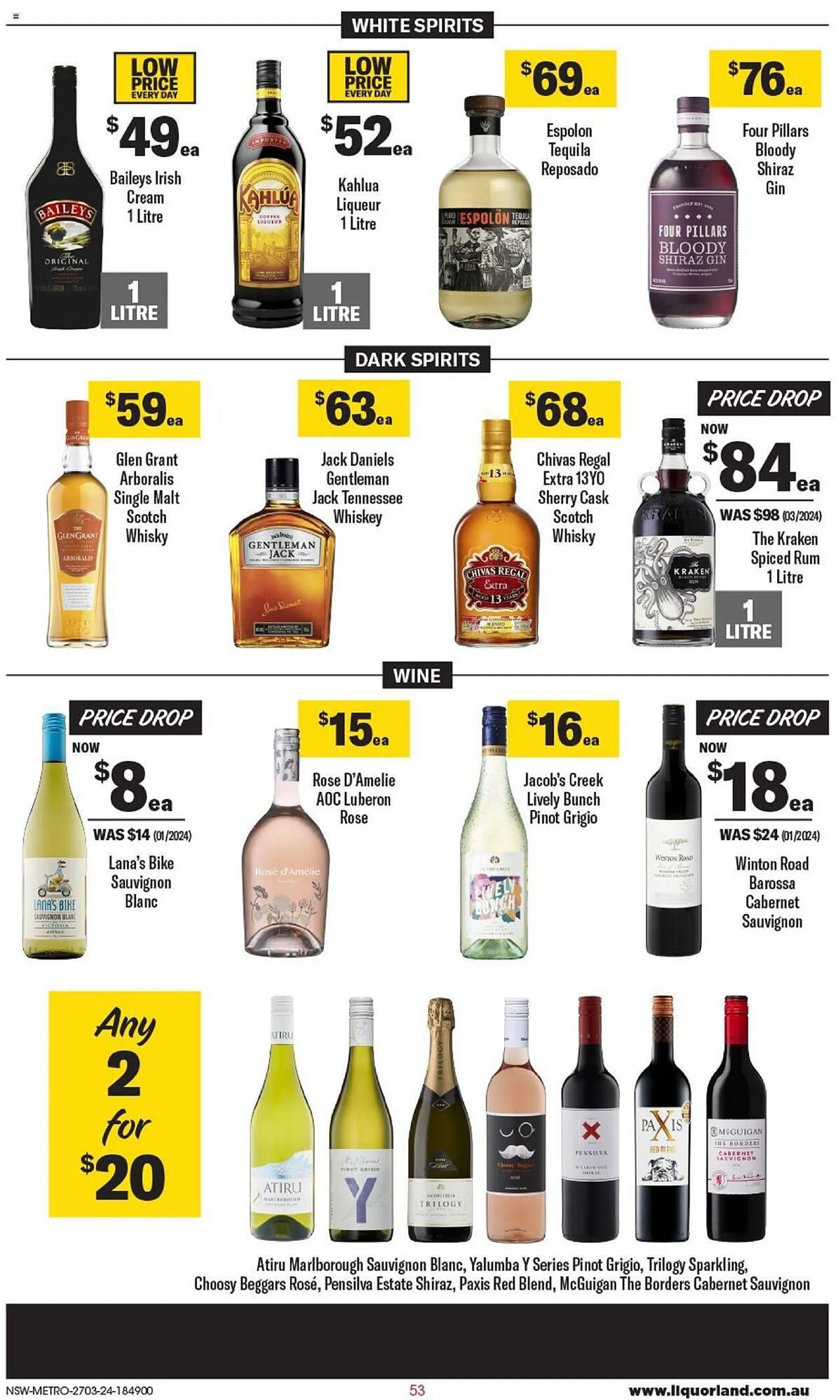 Liquorland catalogue - Catalogue valid from 27 March to 2 April 2024 - page 2