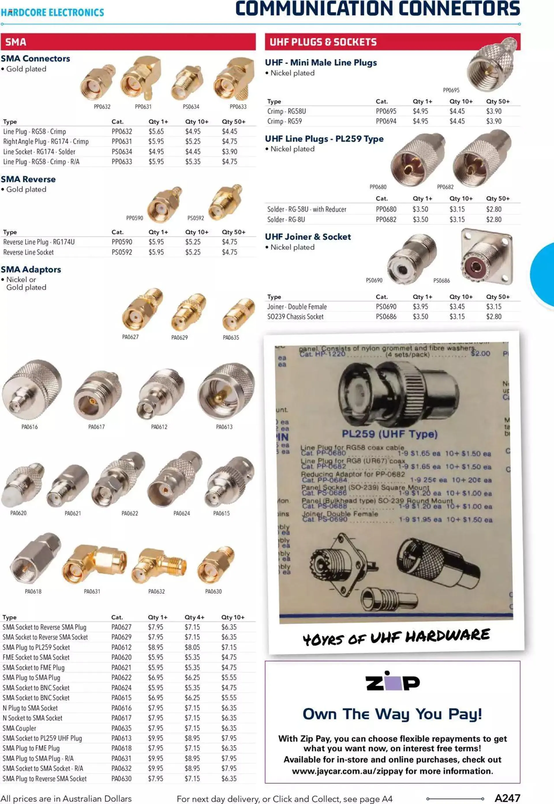 Jaycar Catalogue 2021/22 Engineering And Scientific Catalogue Back - 246