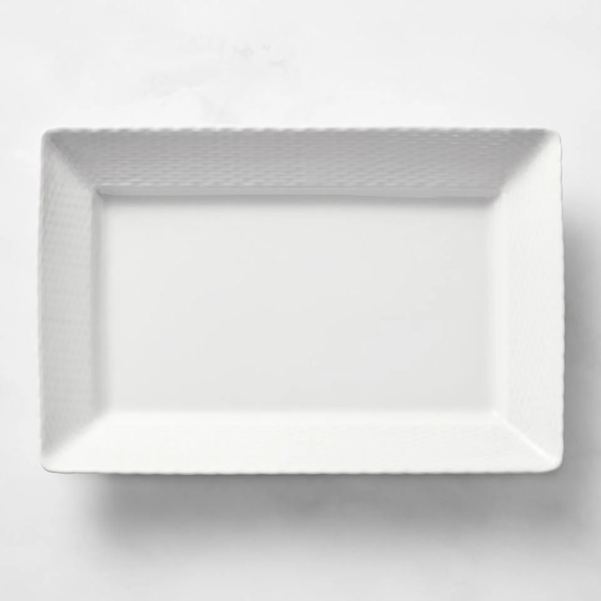 Pillivuyt Basketweave Porcelain Rectangular Platter