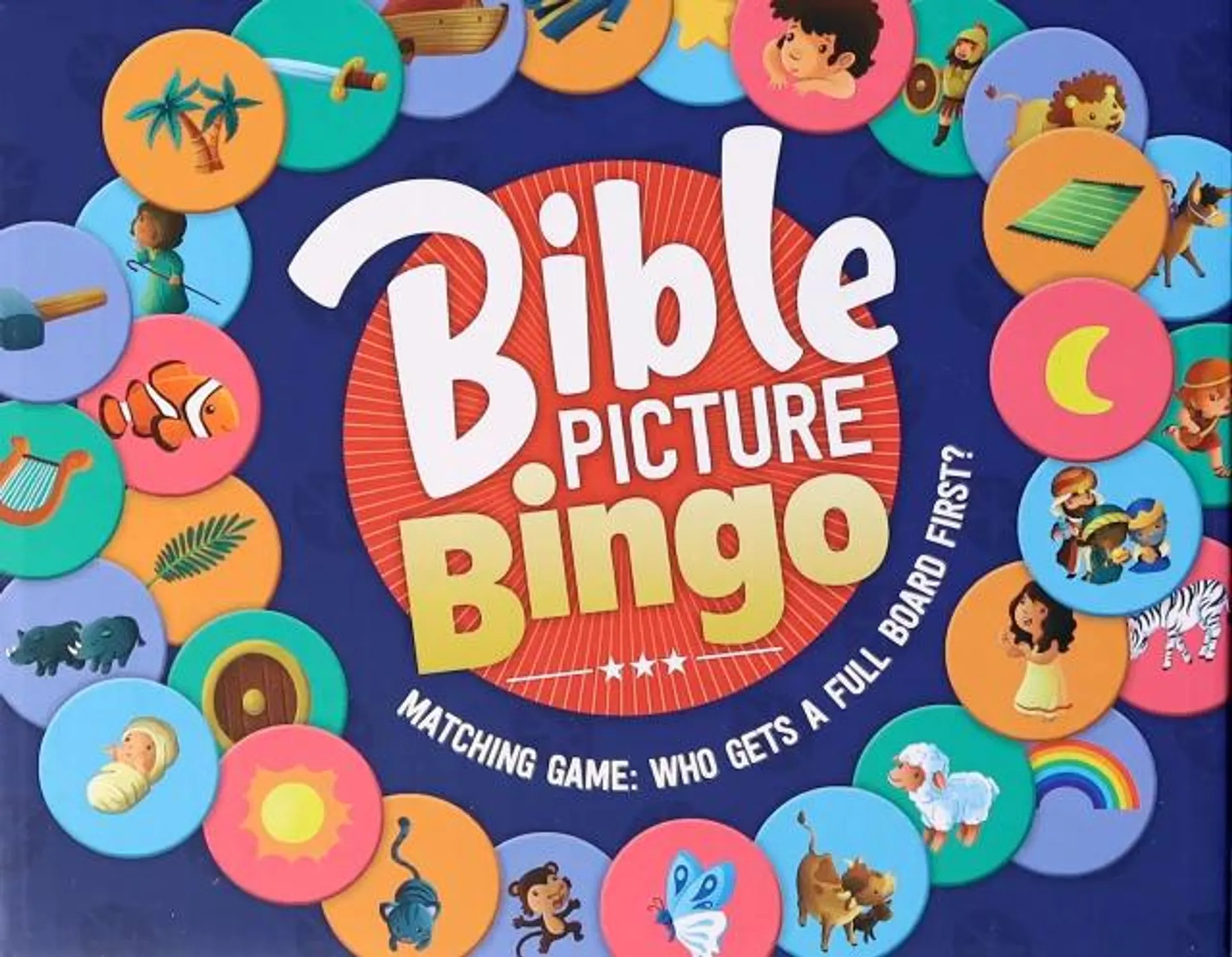 Bible Picture Bingo Game