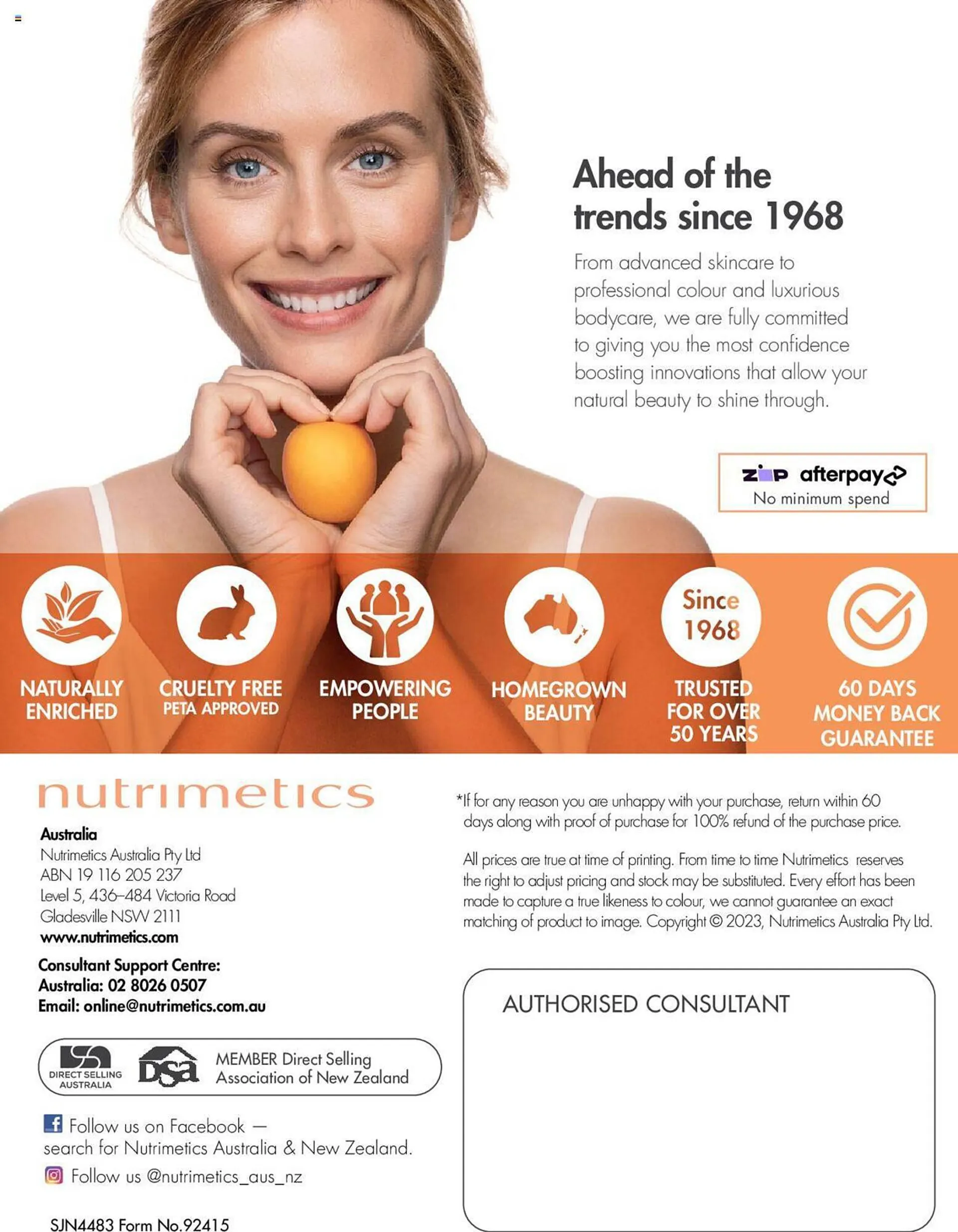 Nutrimetics catalogue - Catalogue valid from 1 January to 31 March 2024 - page 32