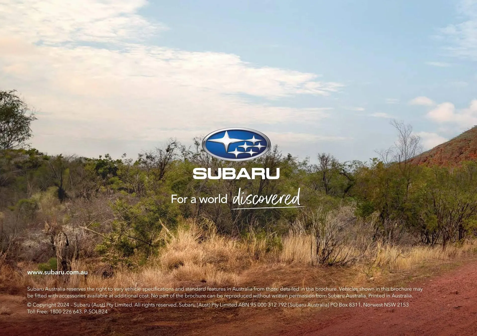 Subaru catalogue - Catalogue valid from 6 March to 31 December 2024 - page 52