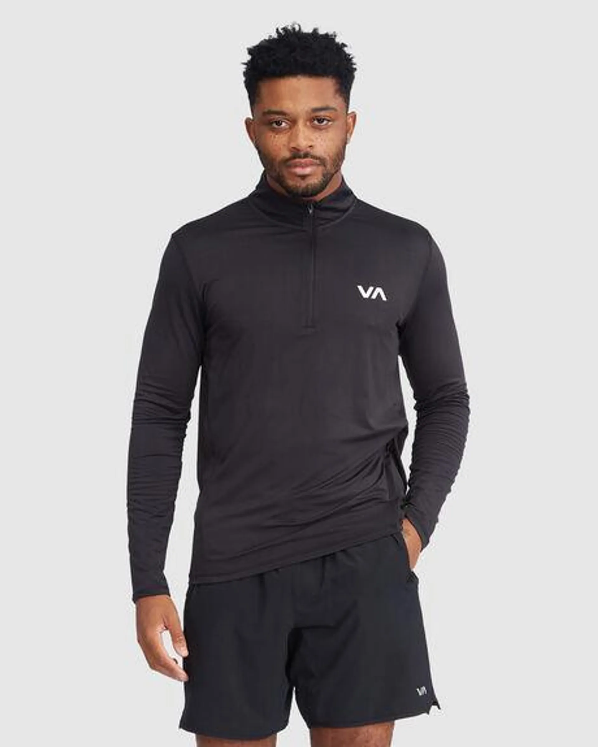 Sport Vent Ls Half Zip Pullover