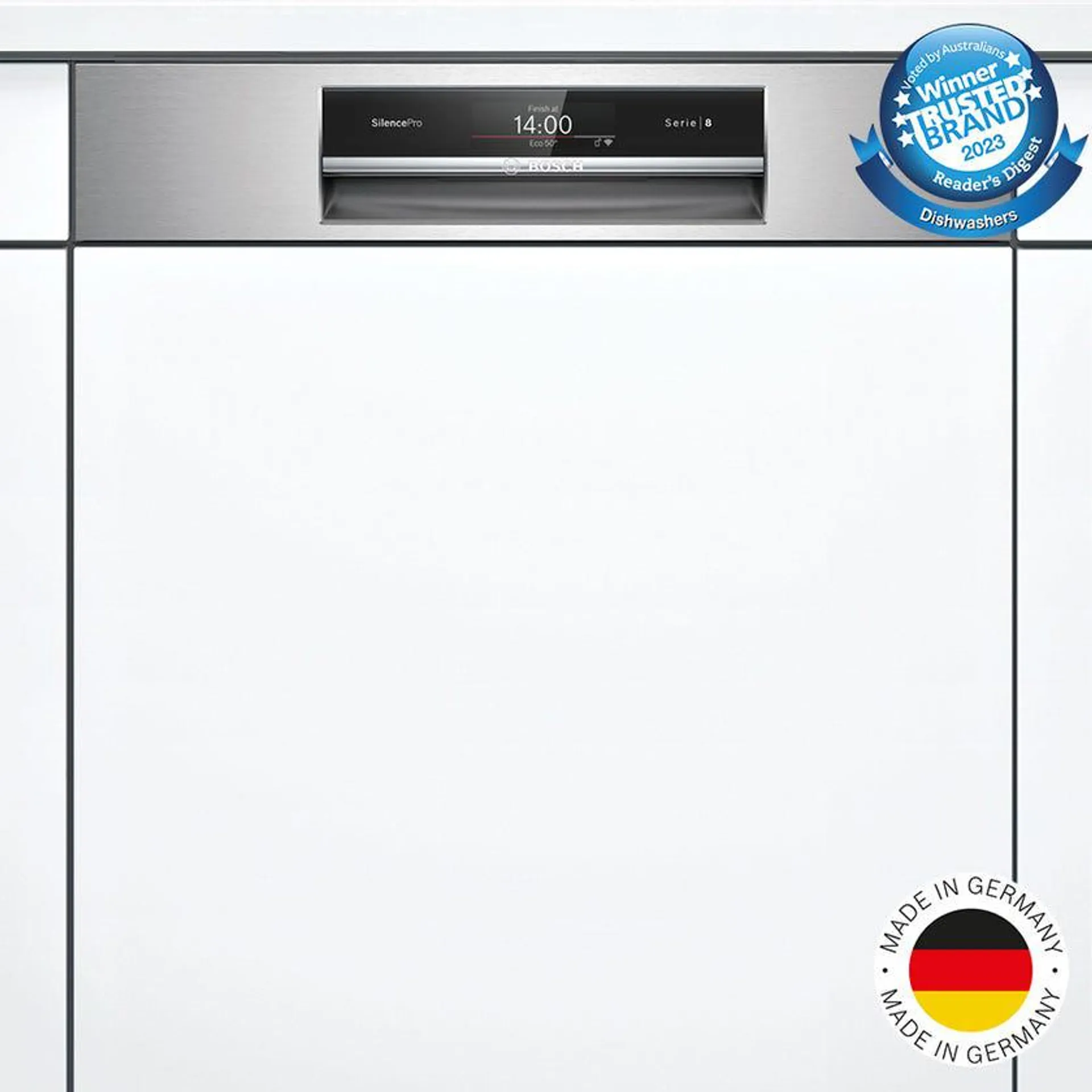 Bosch SBI8EDS01A Serie 8 Semi-integrated Tall Dishwasher