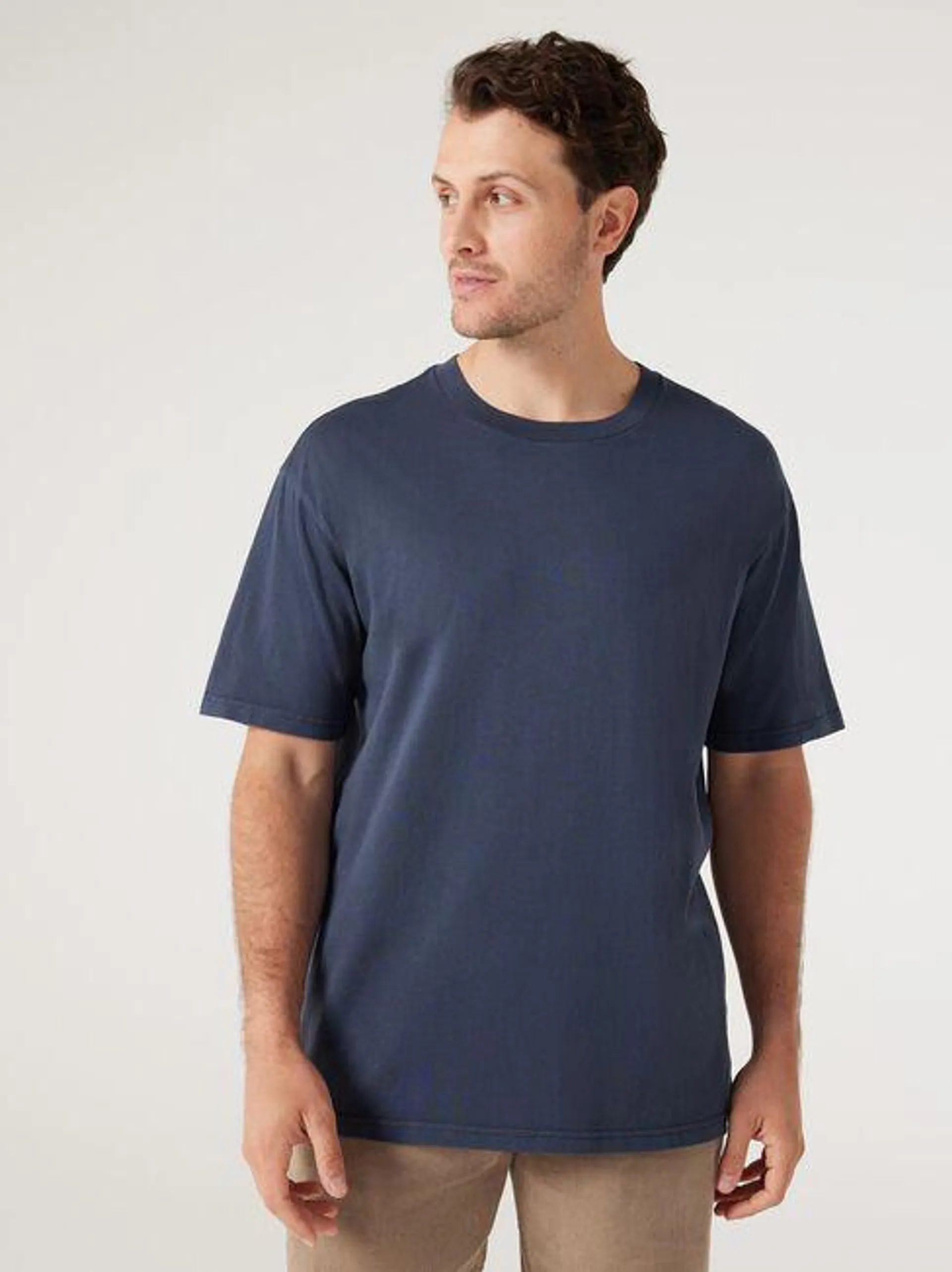 SS Ace Relaxed Fit Basic Crew Tee