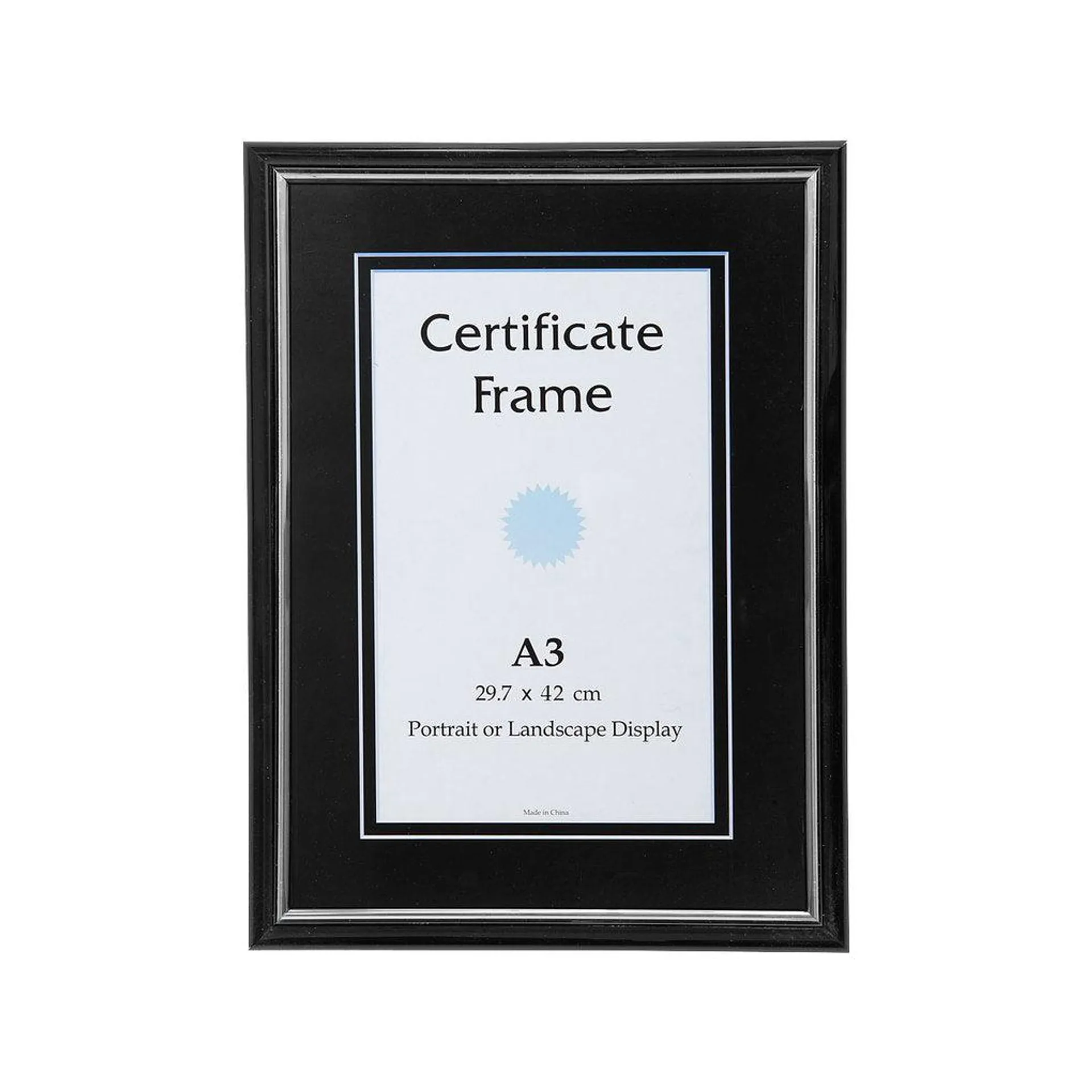 Certificate Frame A3