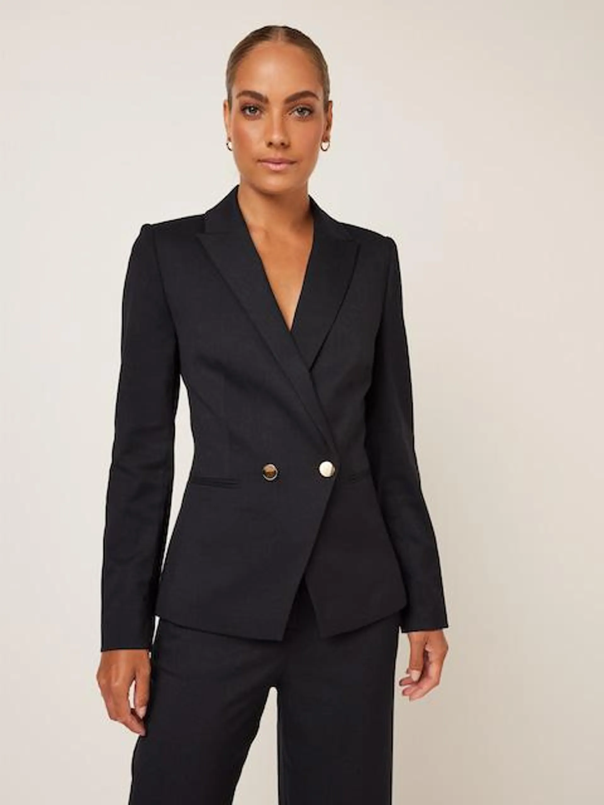 Wall St Navy Suit Jacket