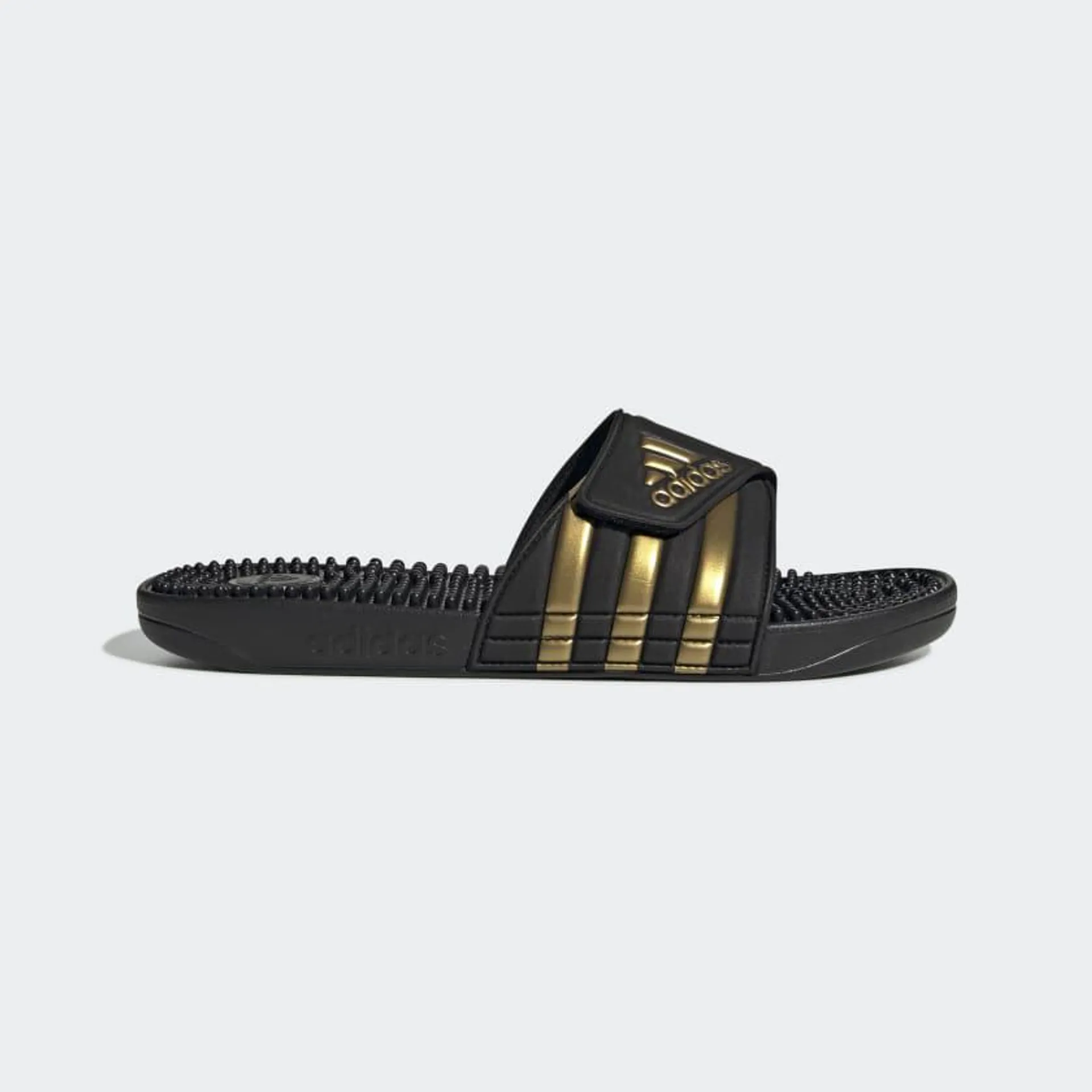 Adidas Adissage Slides - Mens - Black/Gold