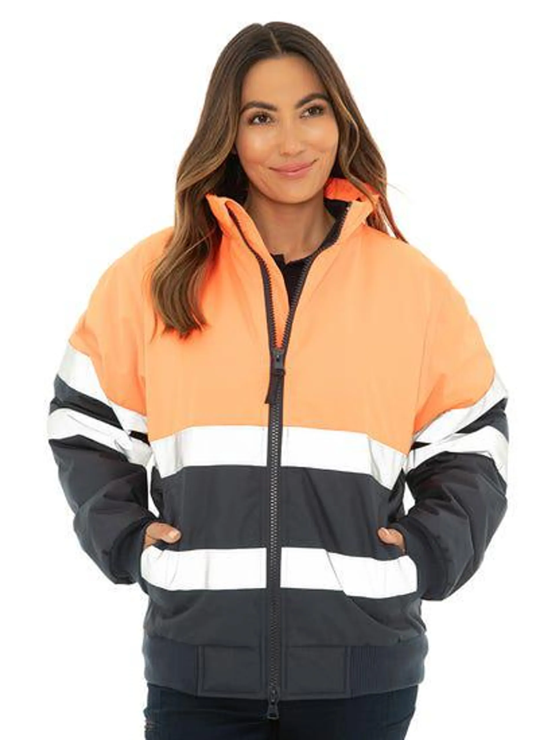 Unisex Oxford Hi-Vis Orange Jacket