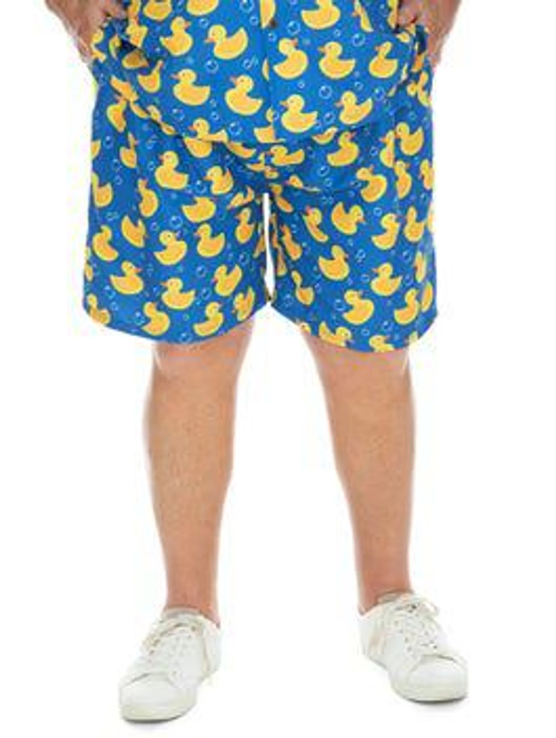 Big Mens Party Shorts Rubber Ducky