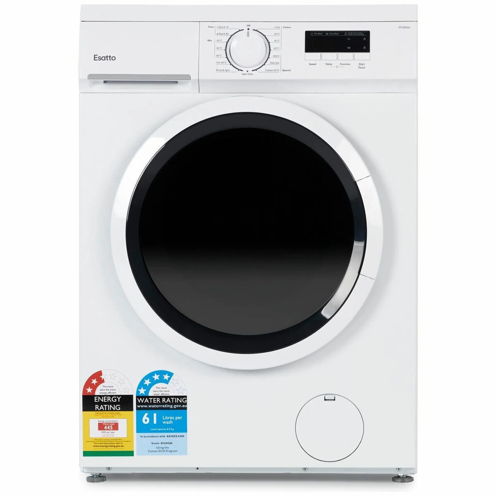 Esatto 5kg Front Load Washing Machine EFLW500