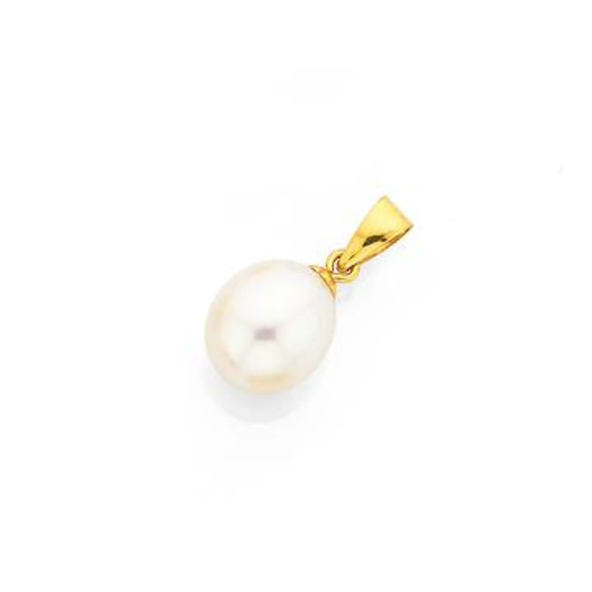 9ct Gold Cultured Freshwater Pearl Pendant