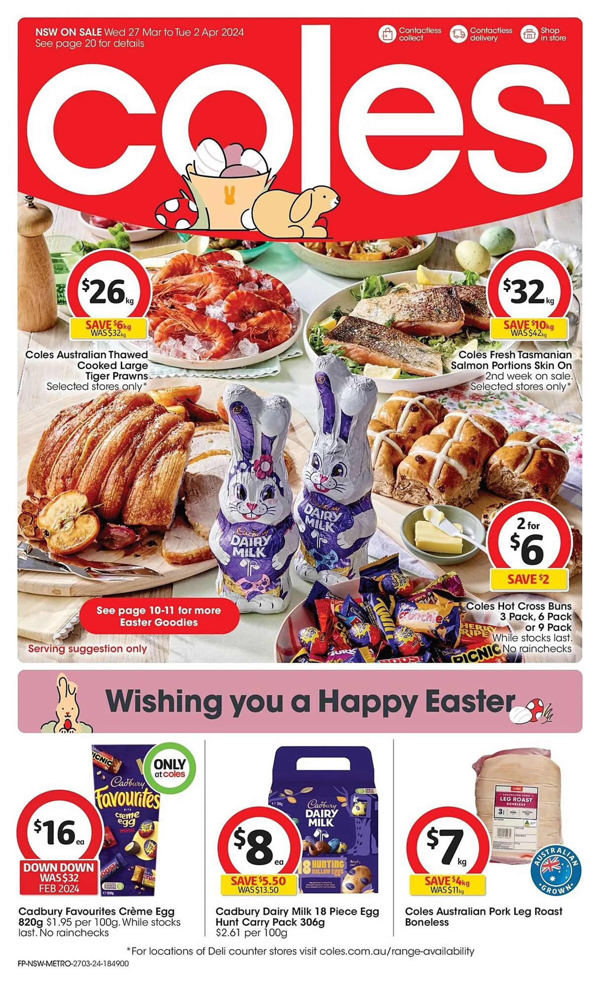Coles catalogue - Catalogue valid from 27 March to 2 April 2024 - page 1