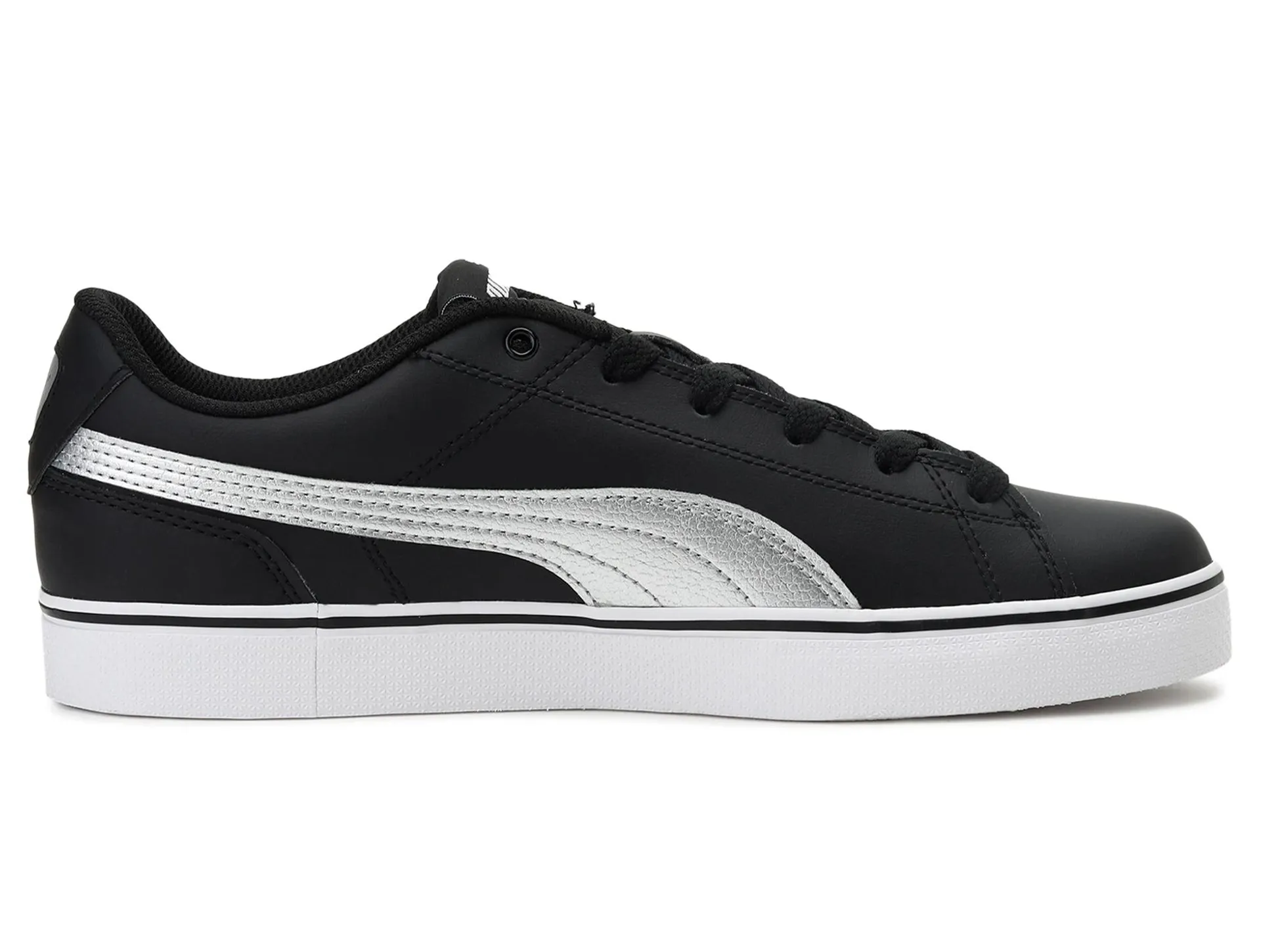 Puma Mens Court Point VULC V2 Black Silver 362946 11