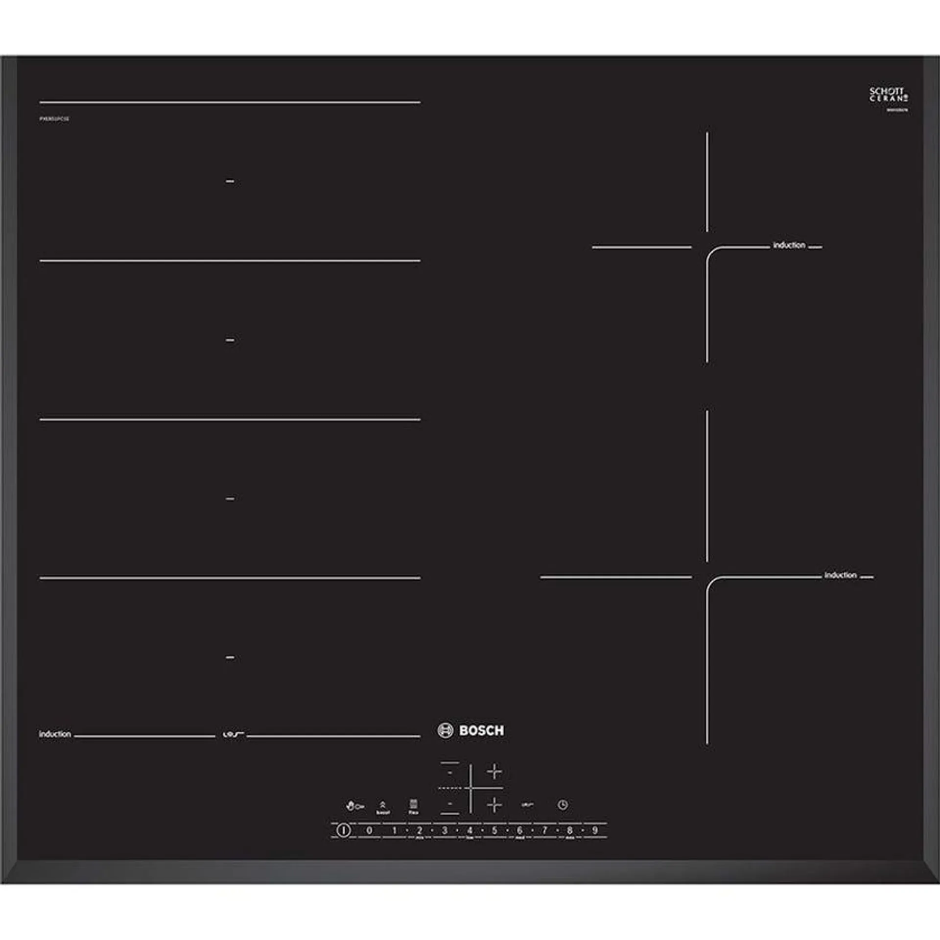 Bosch PXE651FC1E 60cm Induction Cooktop