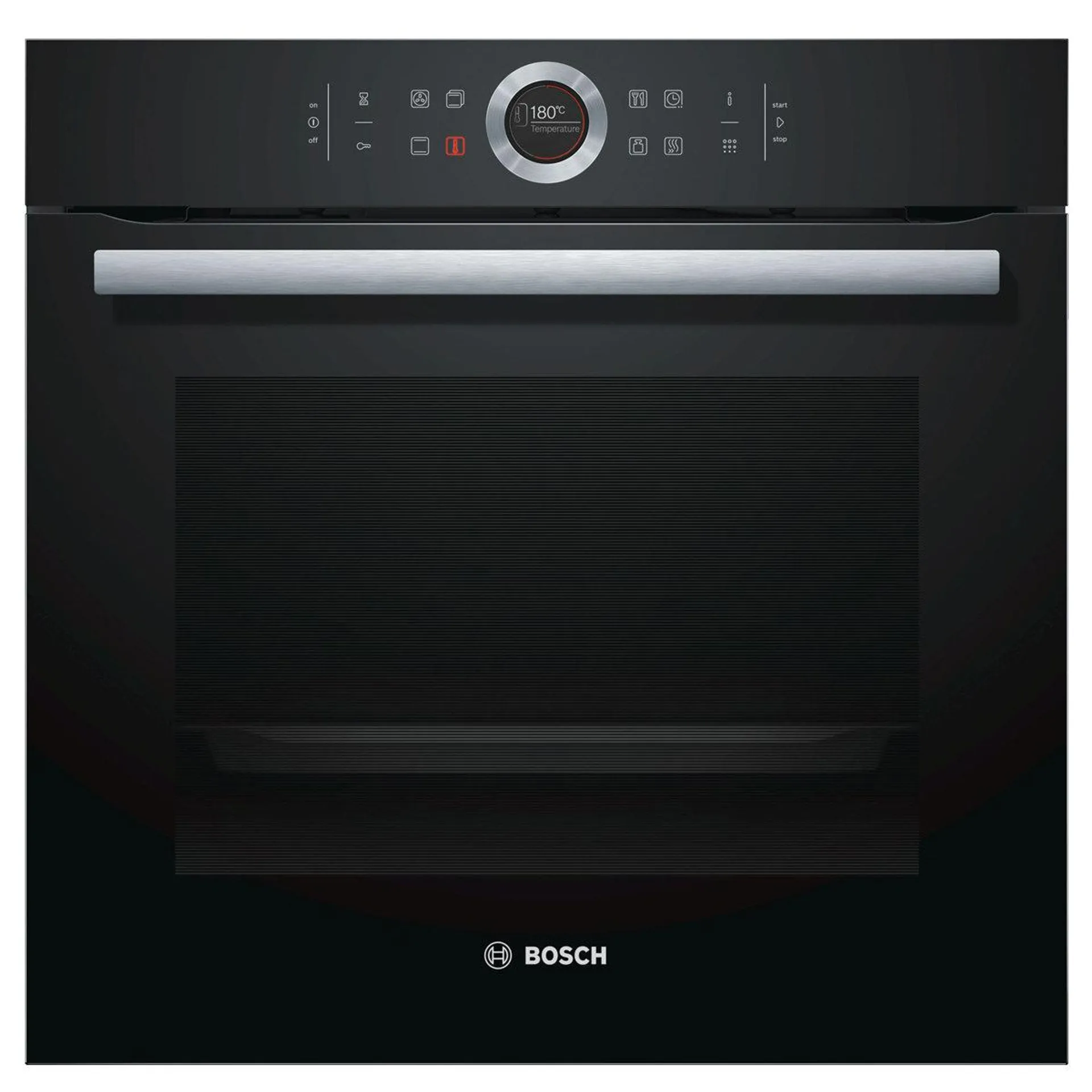 Bosch Serie 8 60cm Built-in Pyrolytic Electric Oven HBG6753B1A