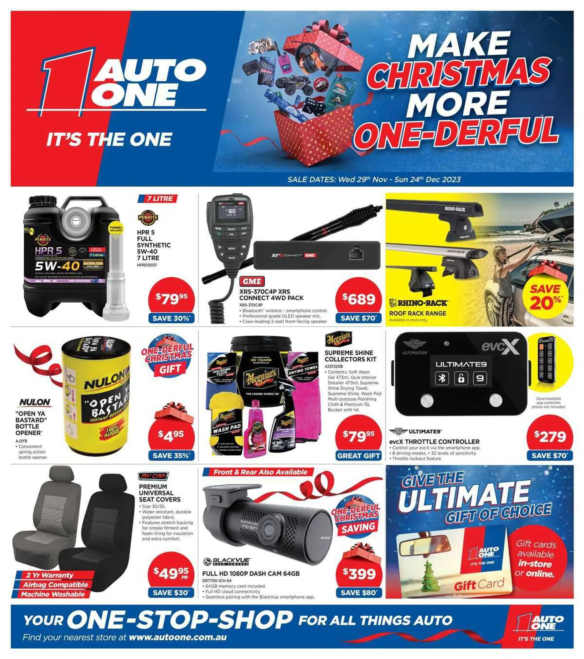 Auto One Catalogue - Catalogue valid from 29 November to 24 December 2023 - page 