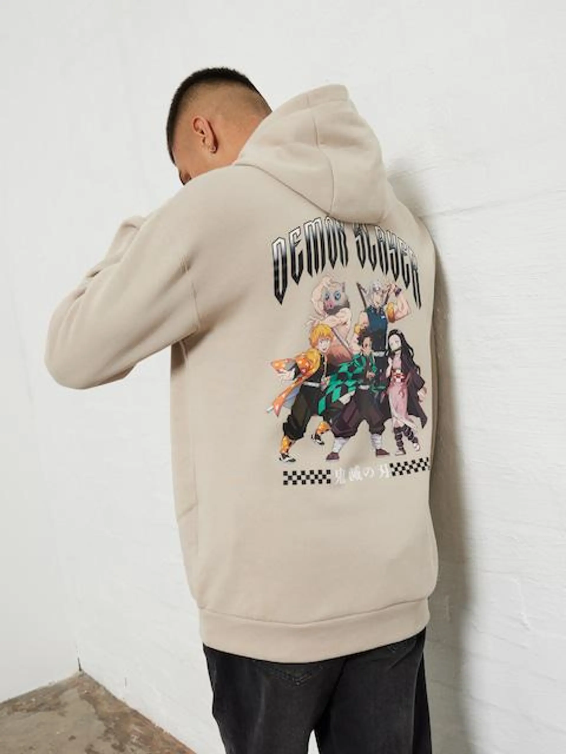 Demon Slayer Front & Back Group Hoodie