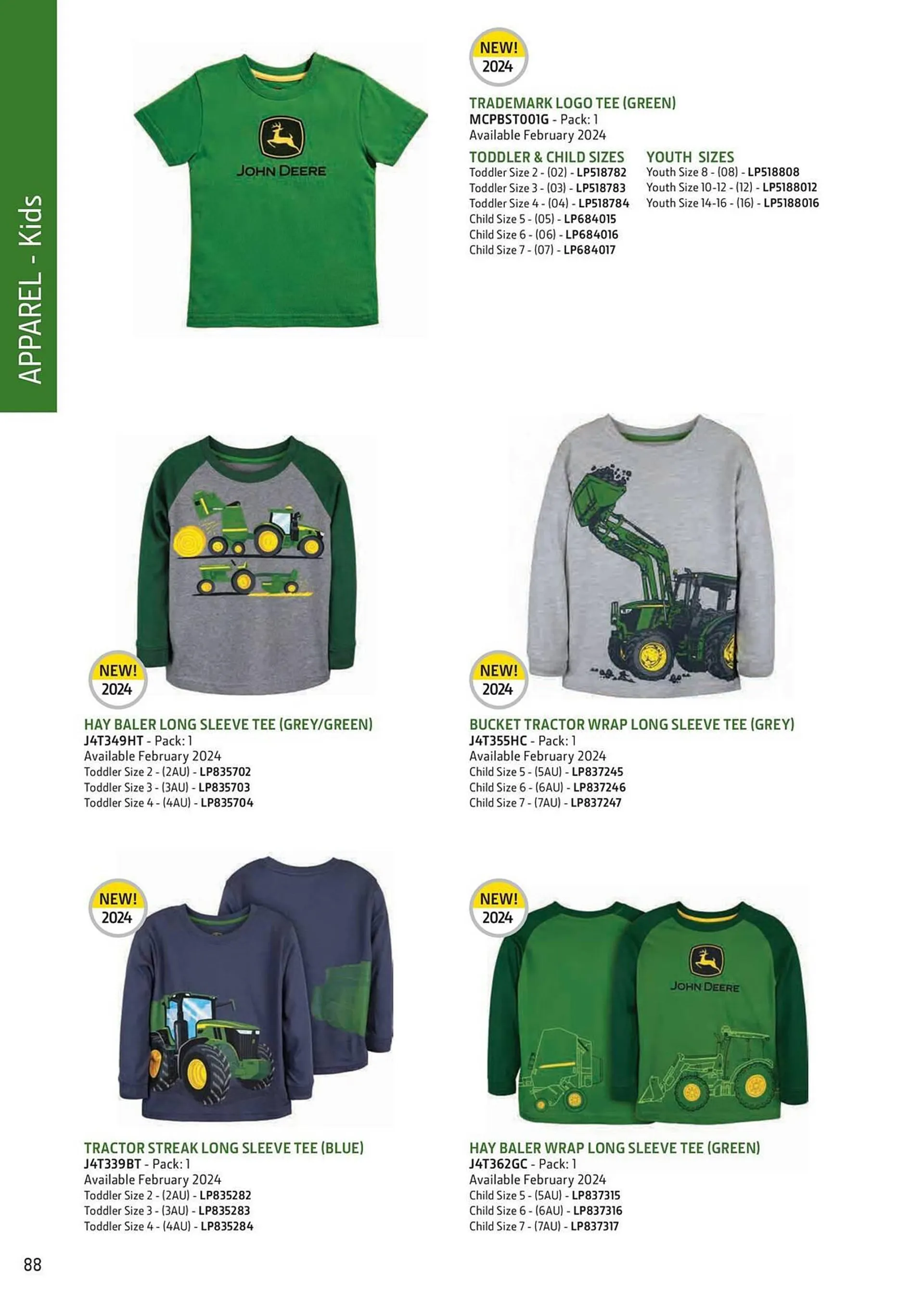 John Deere catalogue - Catalogue valid from 8 February to 31 December 2024 - page 88