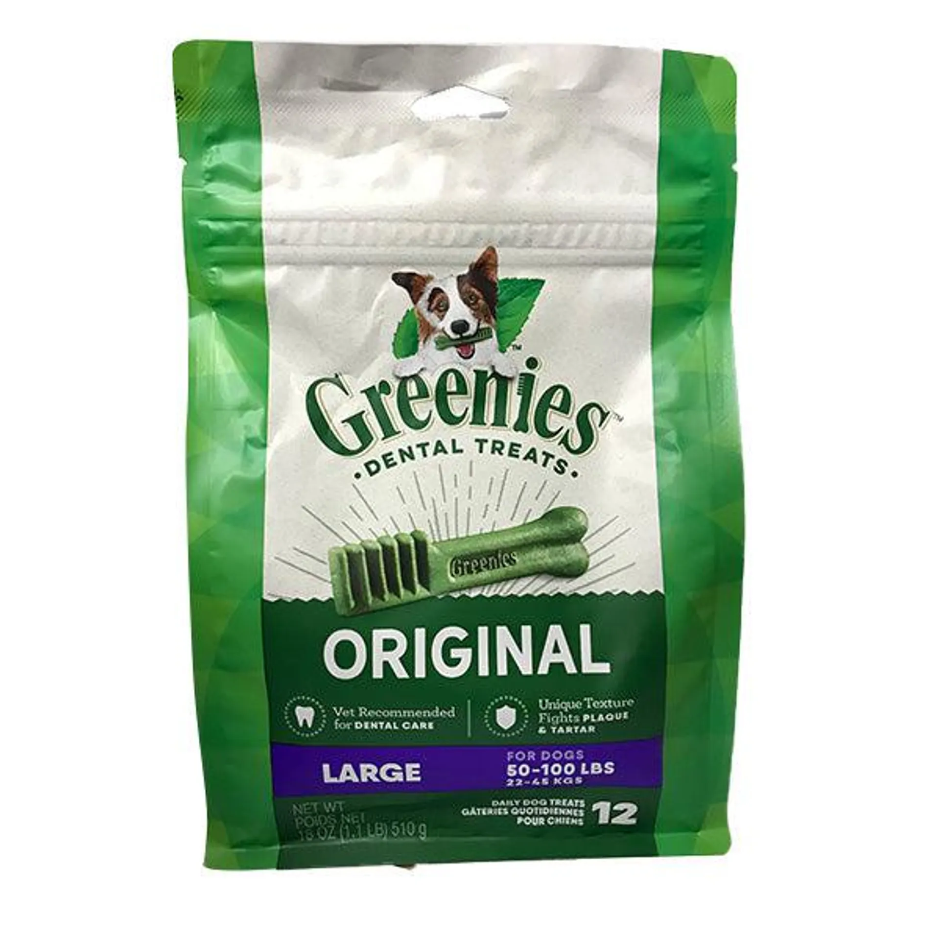 Greenie's Dog Treats Original Large 510g