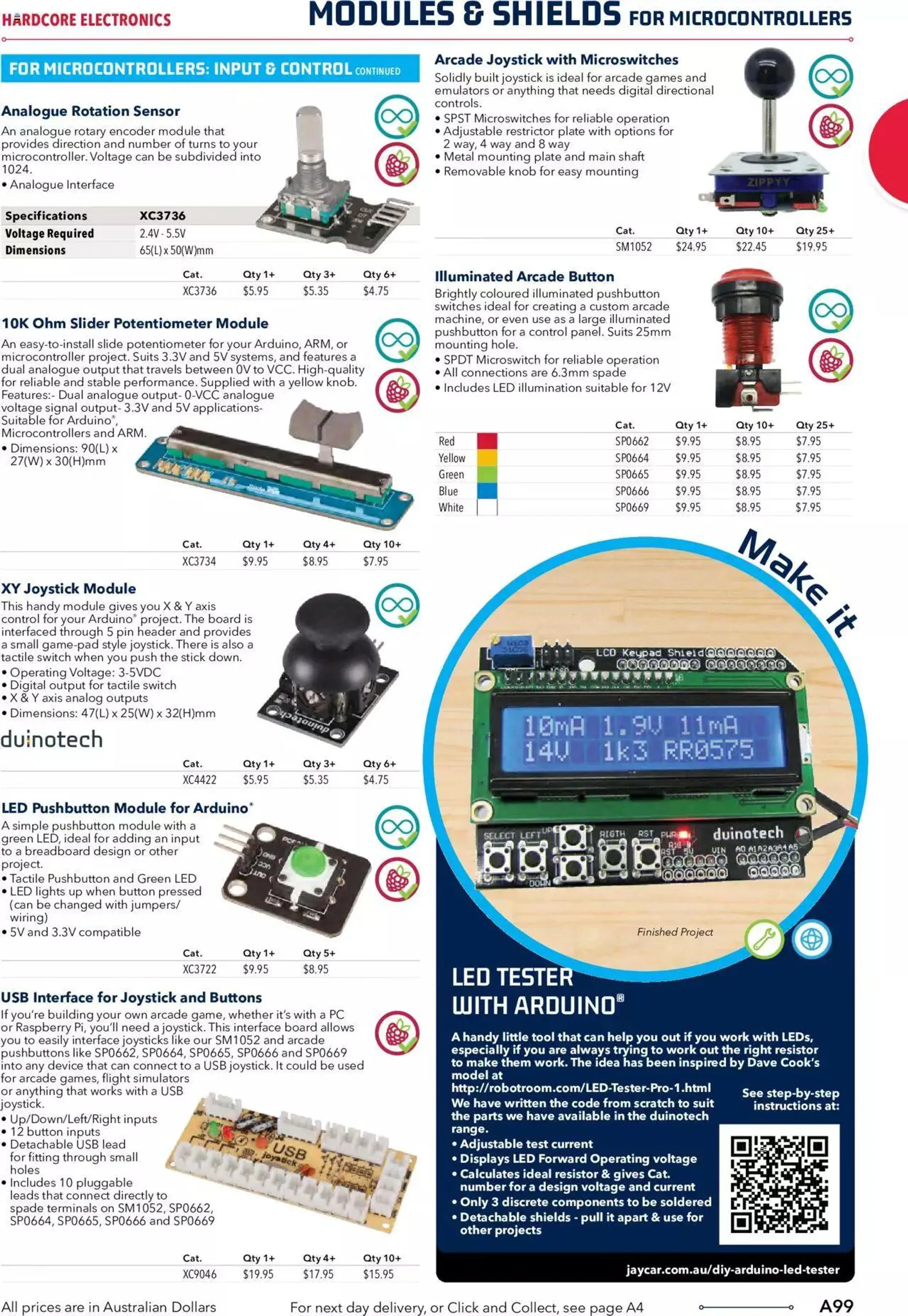 Jaycar Engineering And Scientific Catalogue Back - Catalogue valid from 27 October to 31 January 2024 - page 99