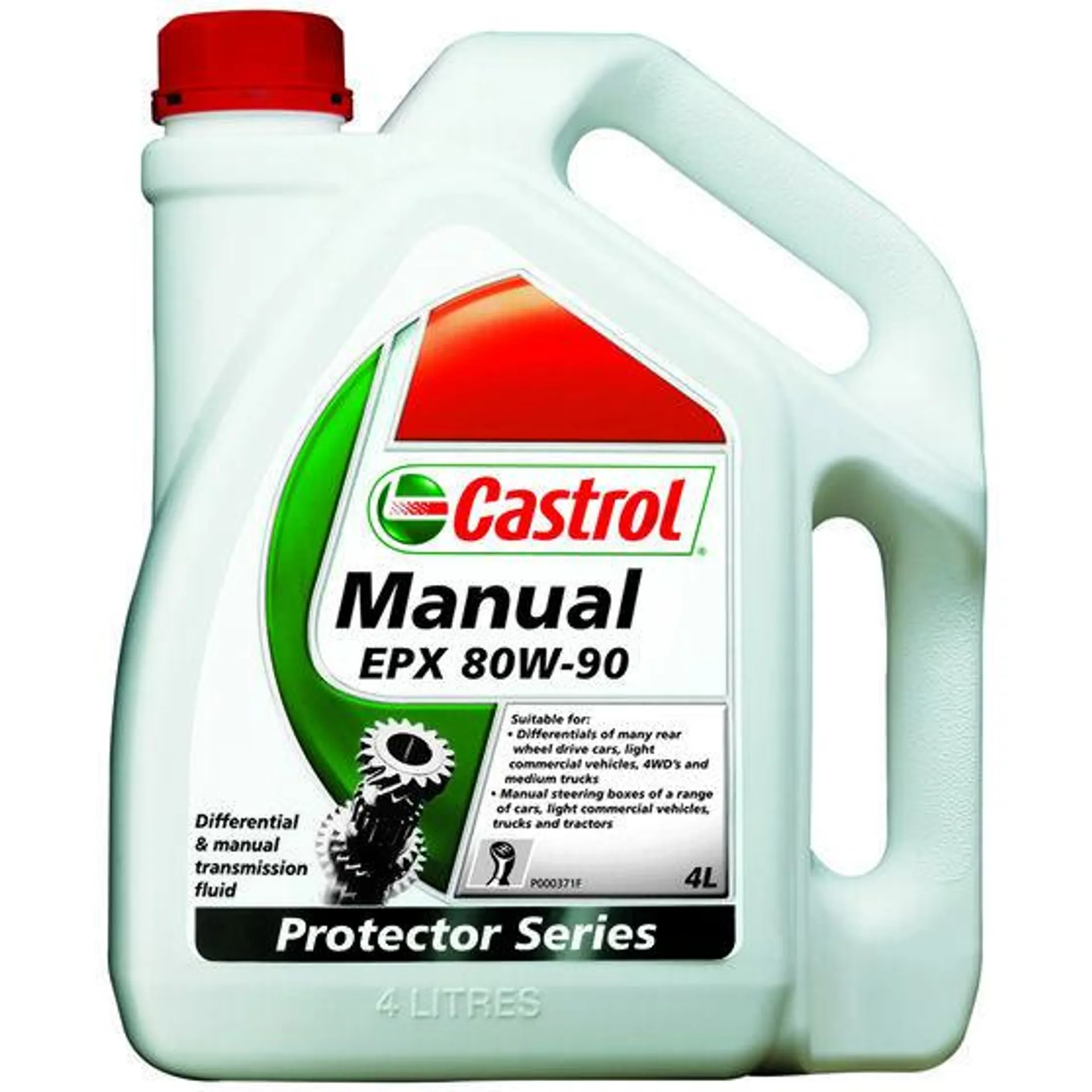 Castrol EPX Differential & Manual Transmission Fluid - 80W-90, 4 Litre