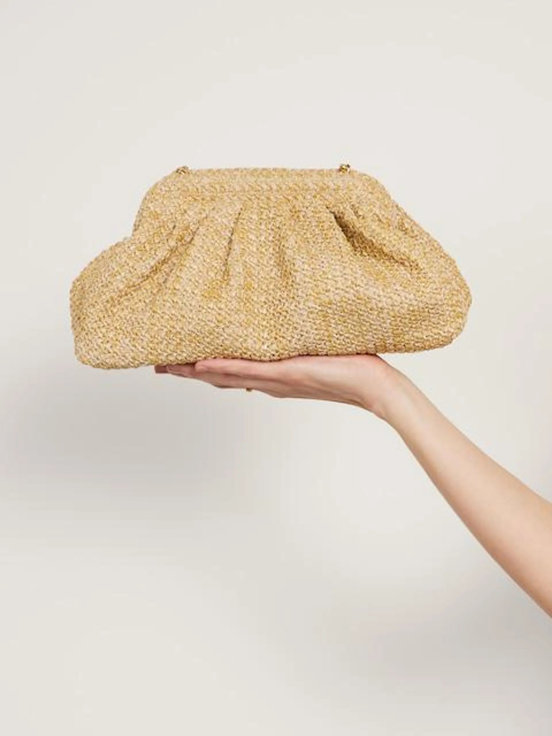 Straw Clutch Bag