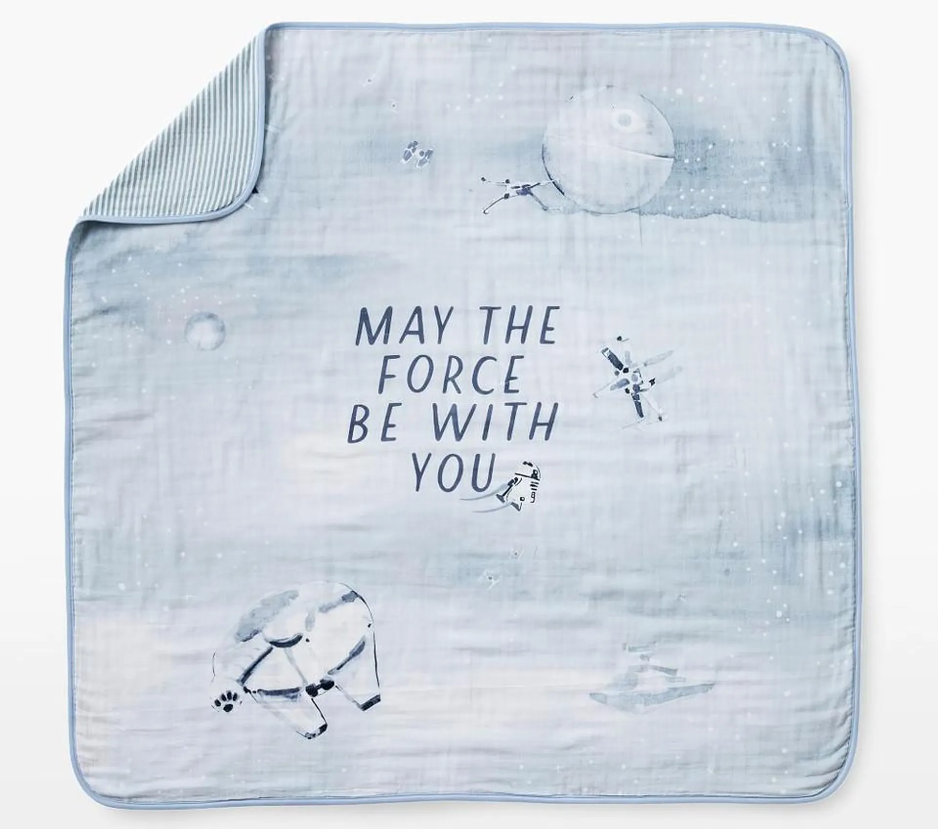 STAR WARS Oversized Organic Muslin Baby Blanket