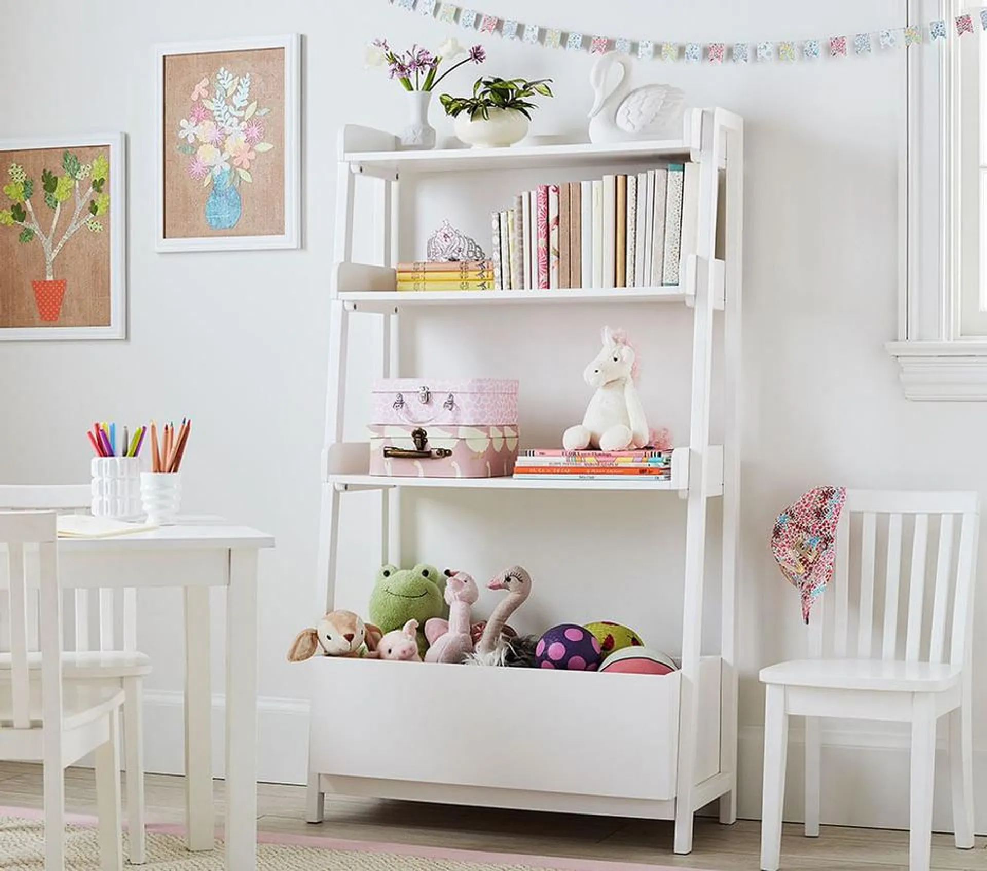 Angled Bookcase