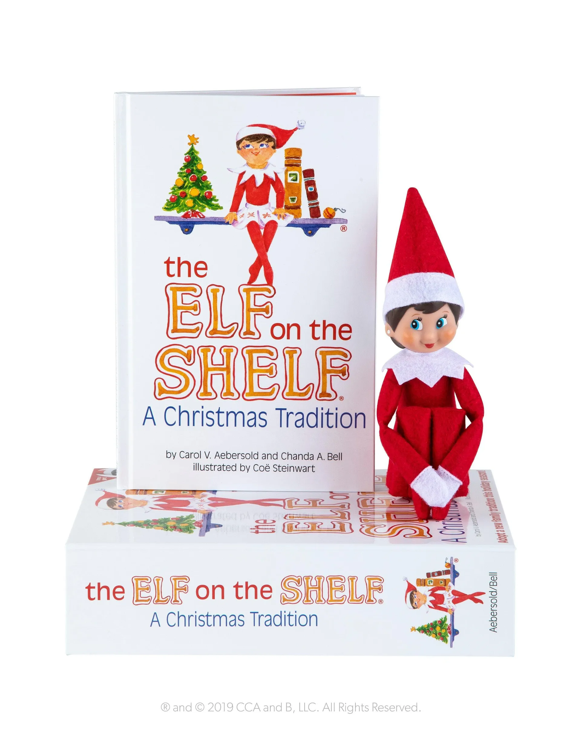 THE ELF ON A SHELF - A CHRISTMAS TRADITION GIRL WHITE