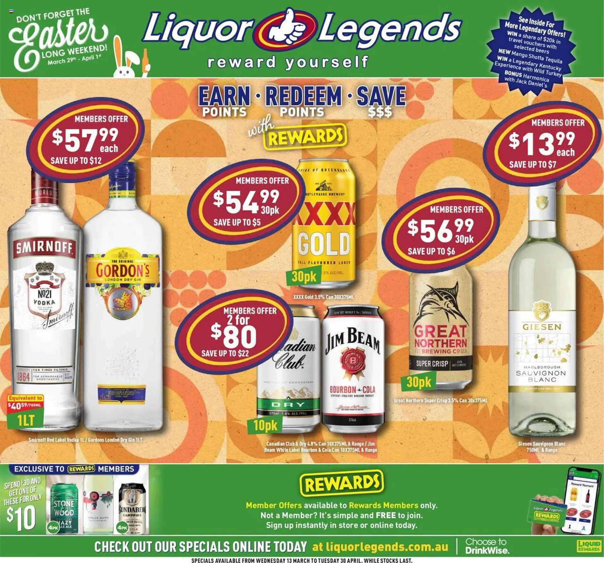 Liquor Legends catalogue - Catalogue valid from 13 March to 30 April 2024 - page 1