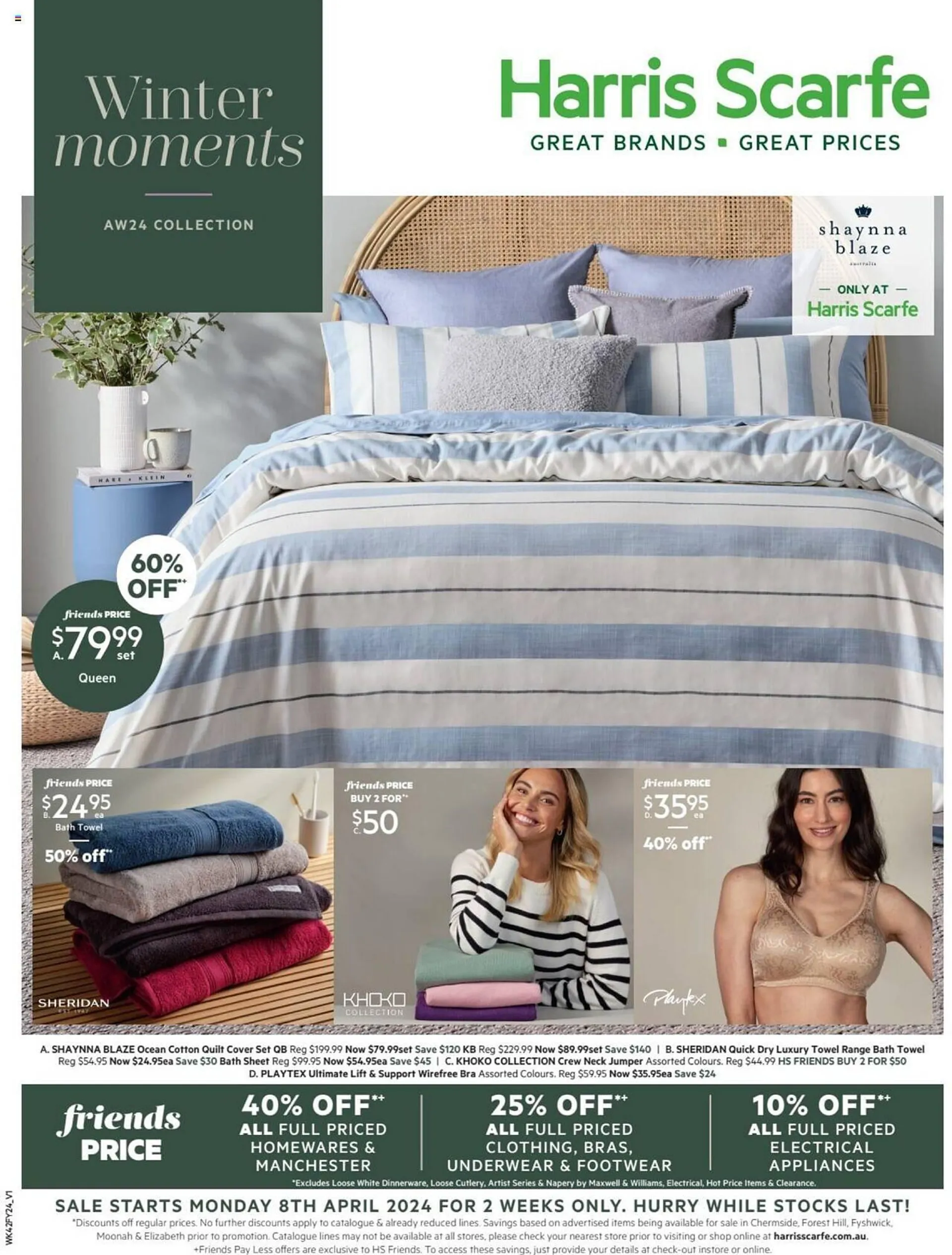 Harris Scarfe catalogue - Catalogue valid from 8 April to 26 April 2024 - page 1
