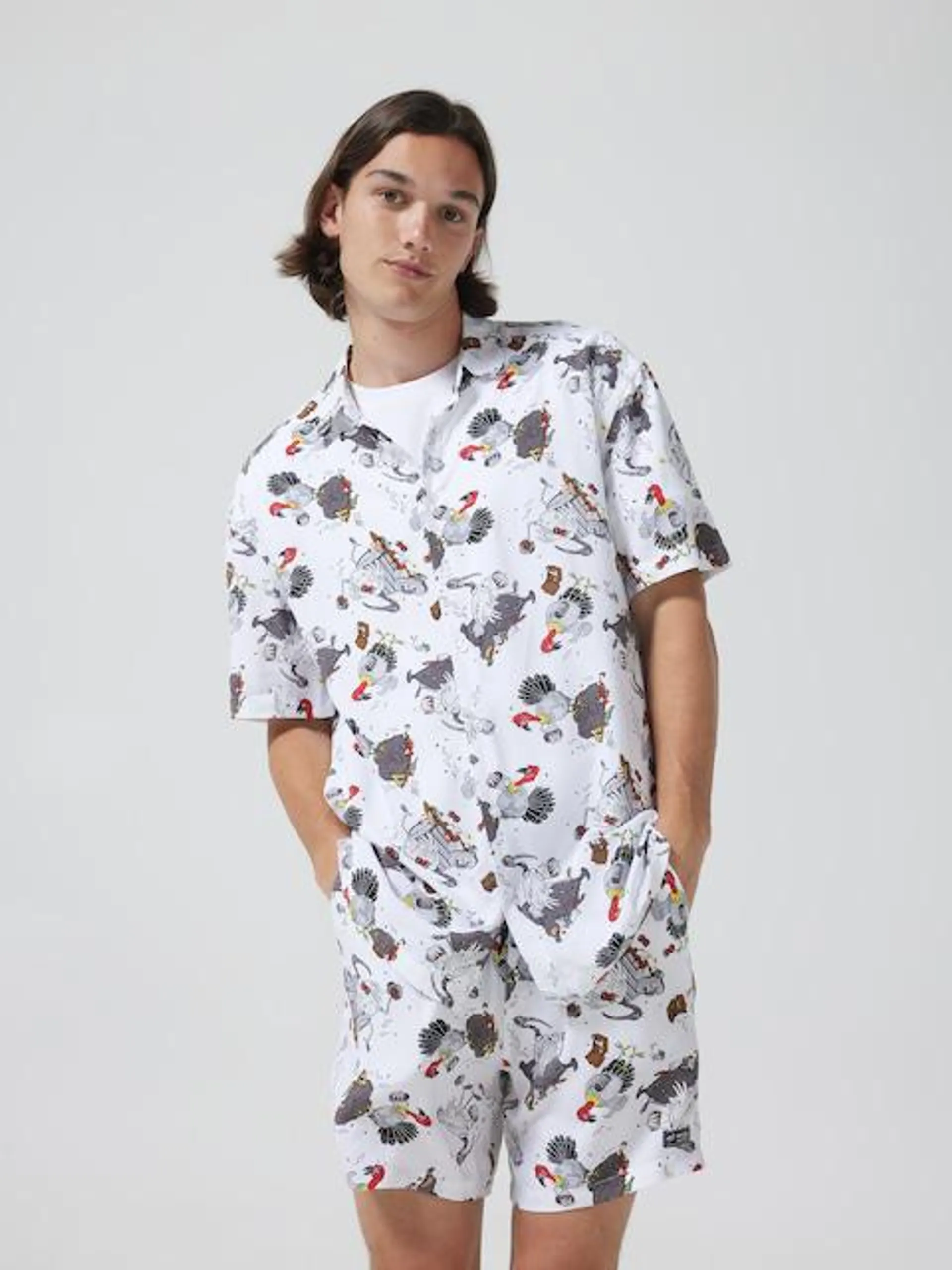 Novelty Ibis Suit Resort Shirt