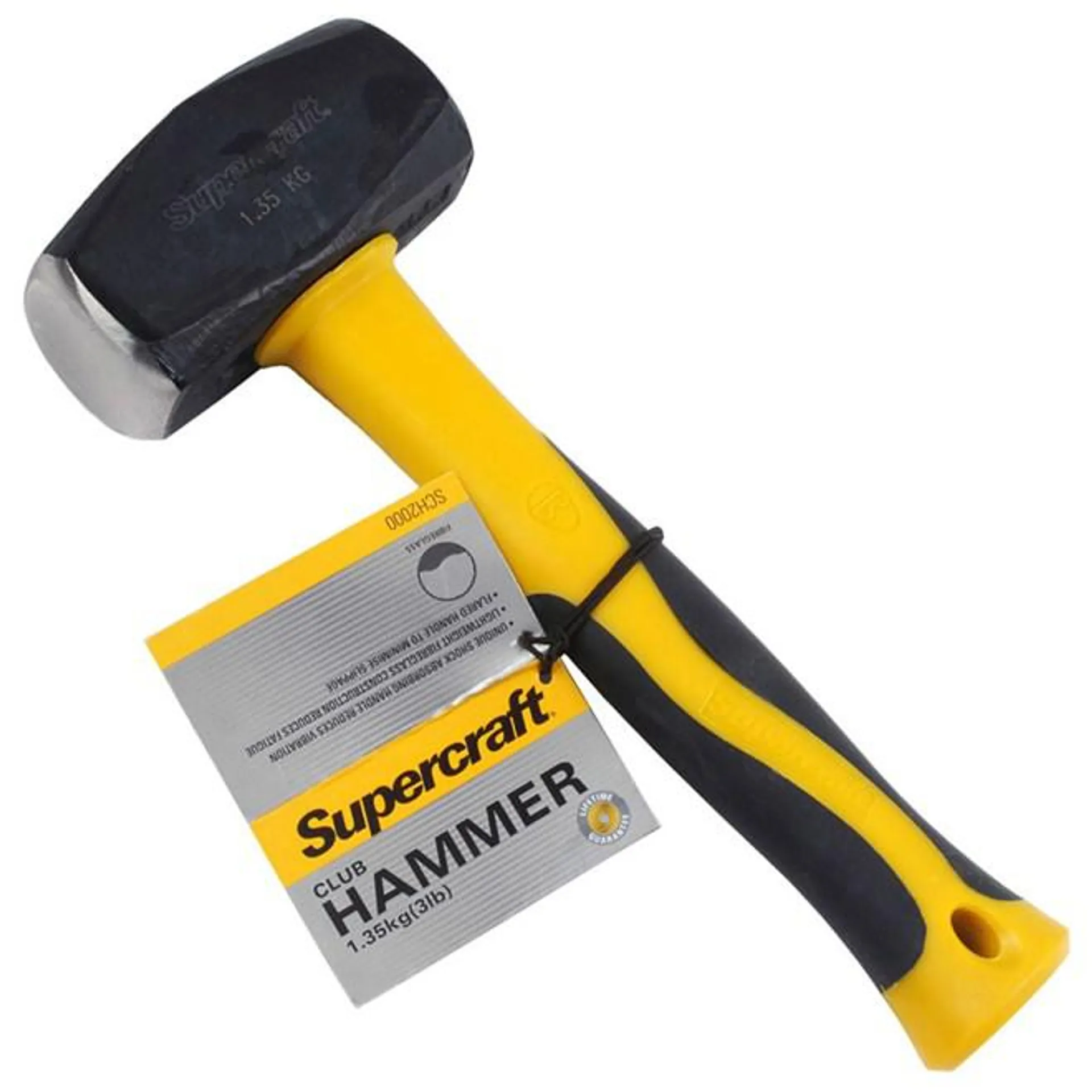 Club Hammer Fiberglass Handle 1.4kg