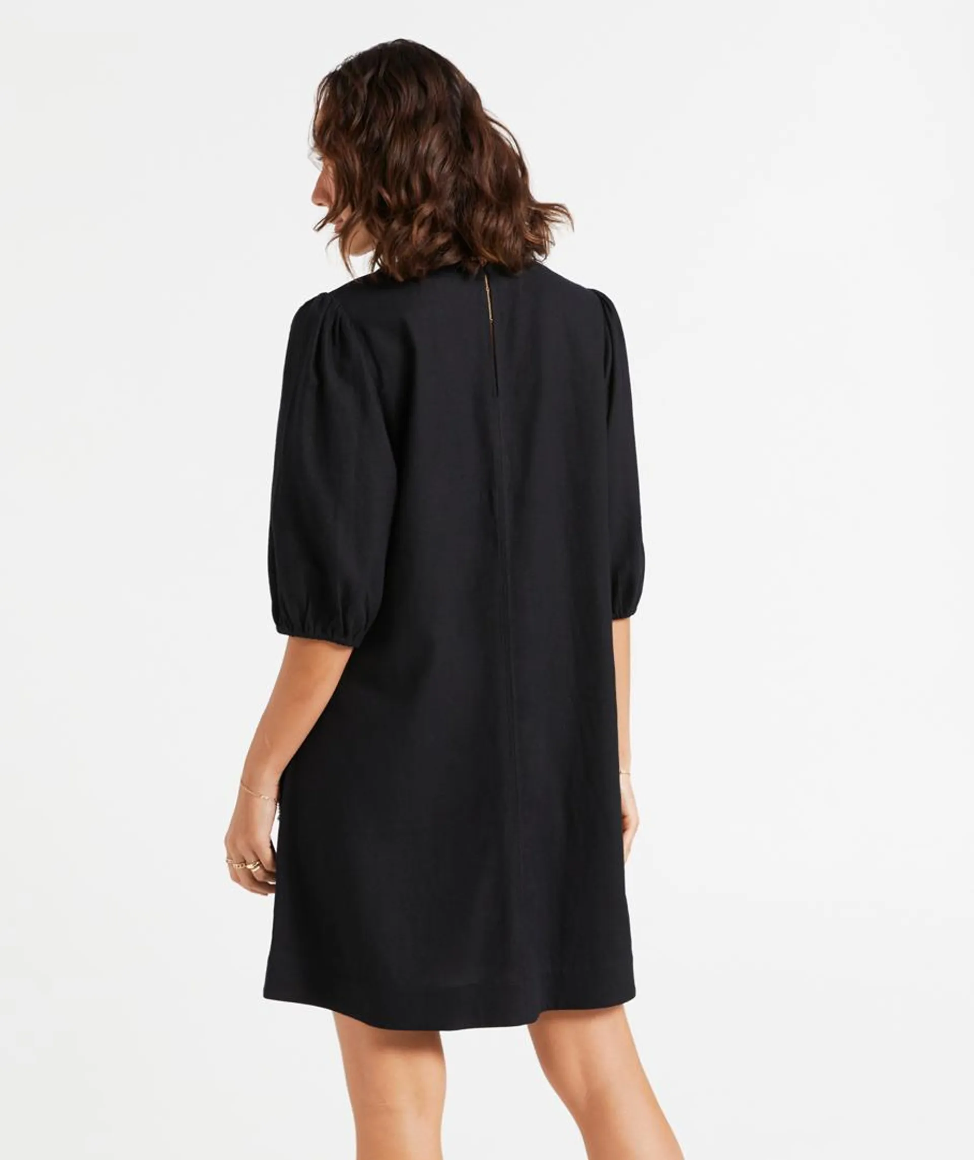 DEMI LINEN BLEND MINI DRESS