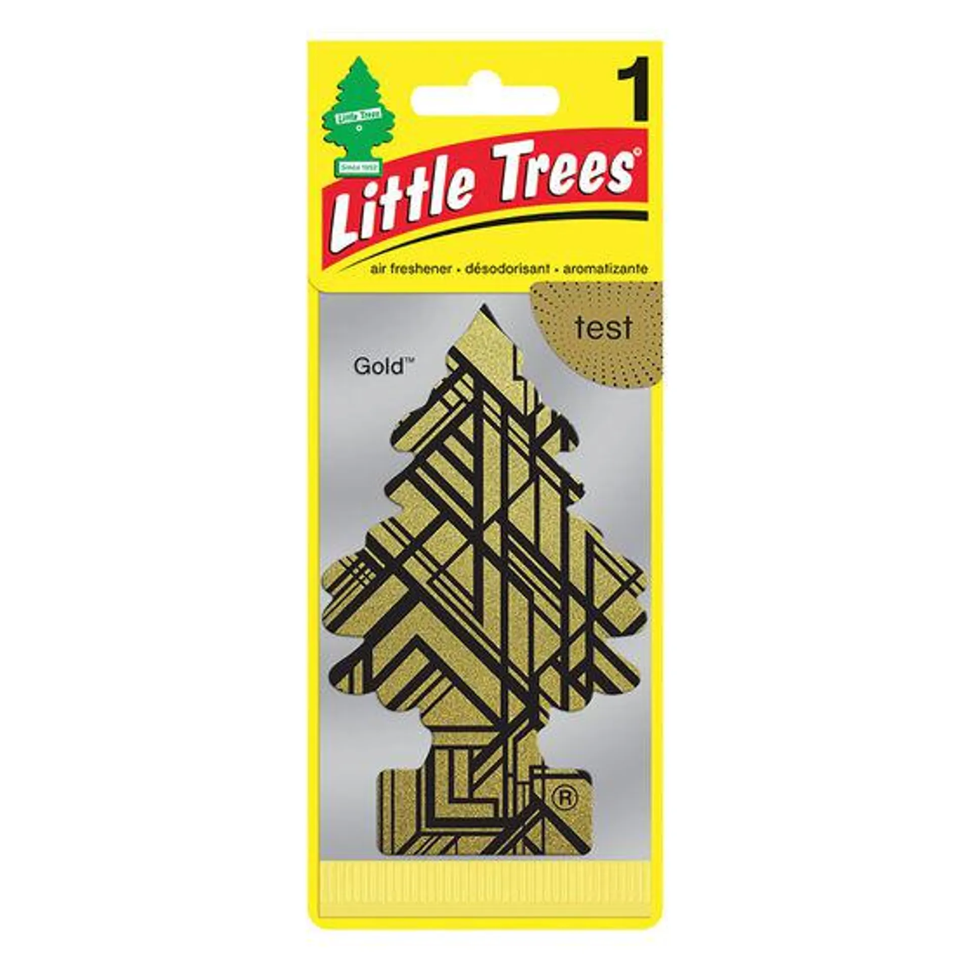 Little Trees Air Freshener - Gold 1 Pack