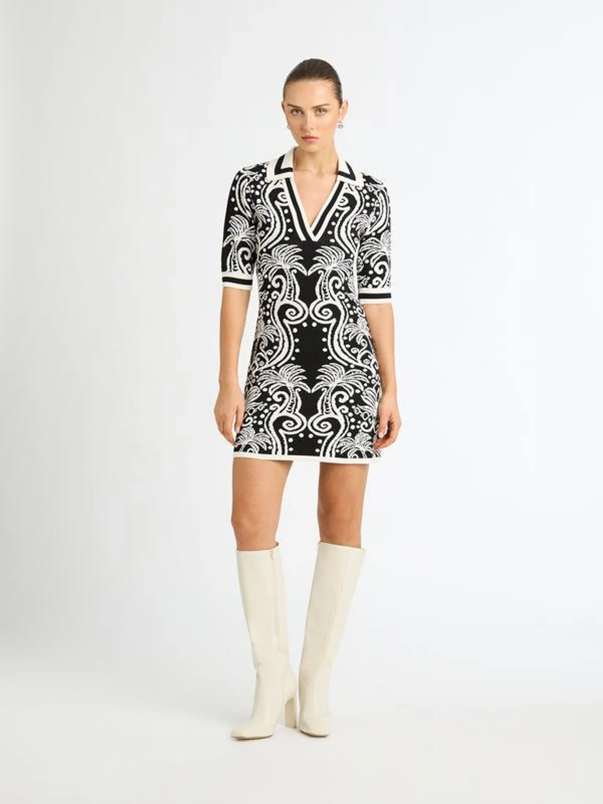 DOLCE PALMS MINI DRESS